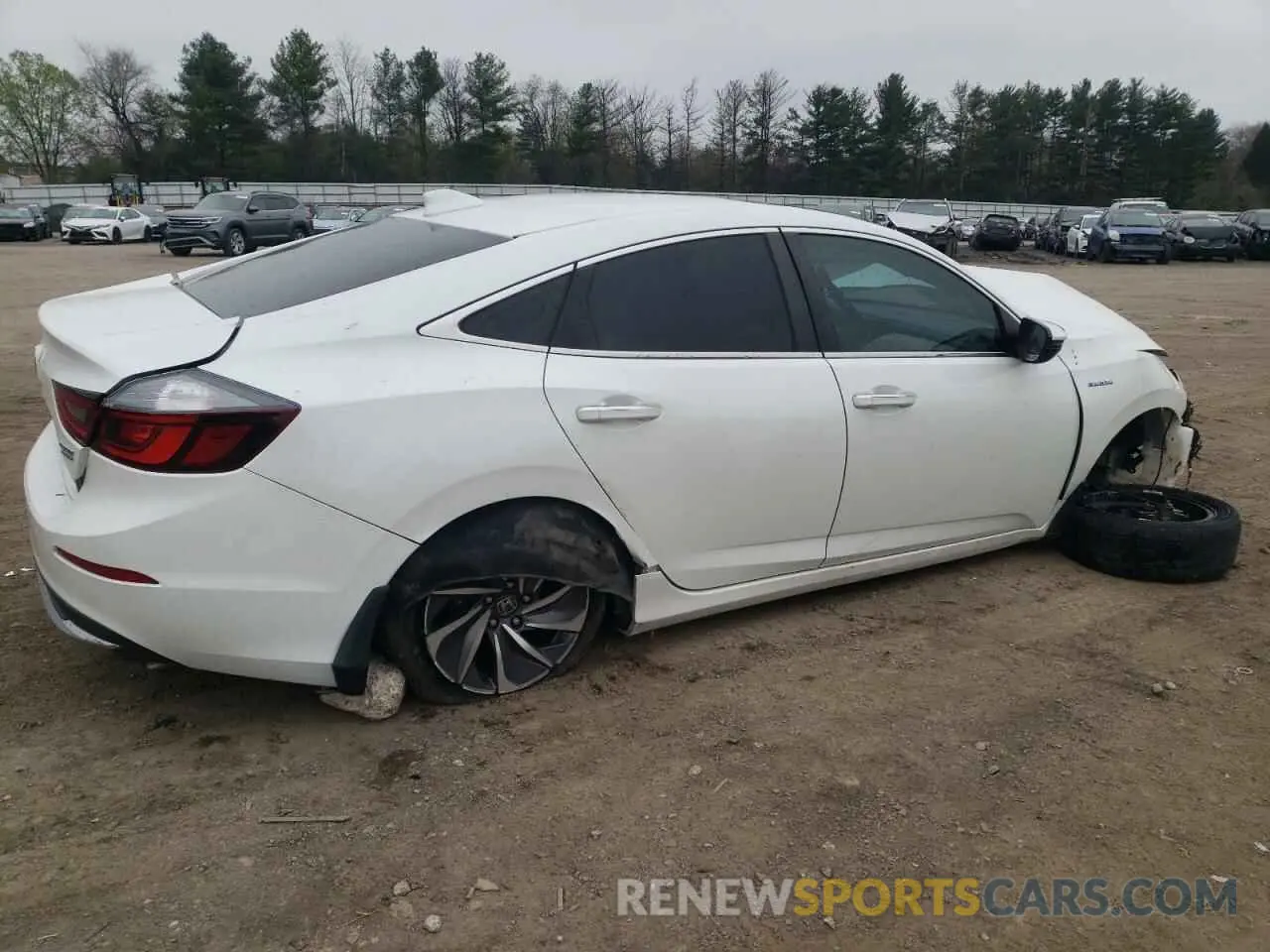 3 Photograph of a damaged car 19XZE4F99NE013494 HONDA INSIGHT 2022