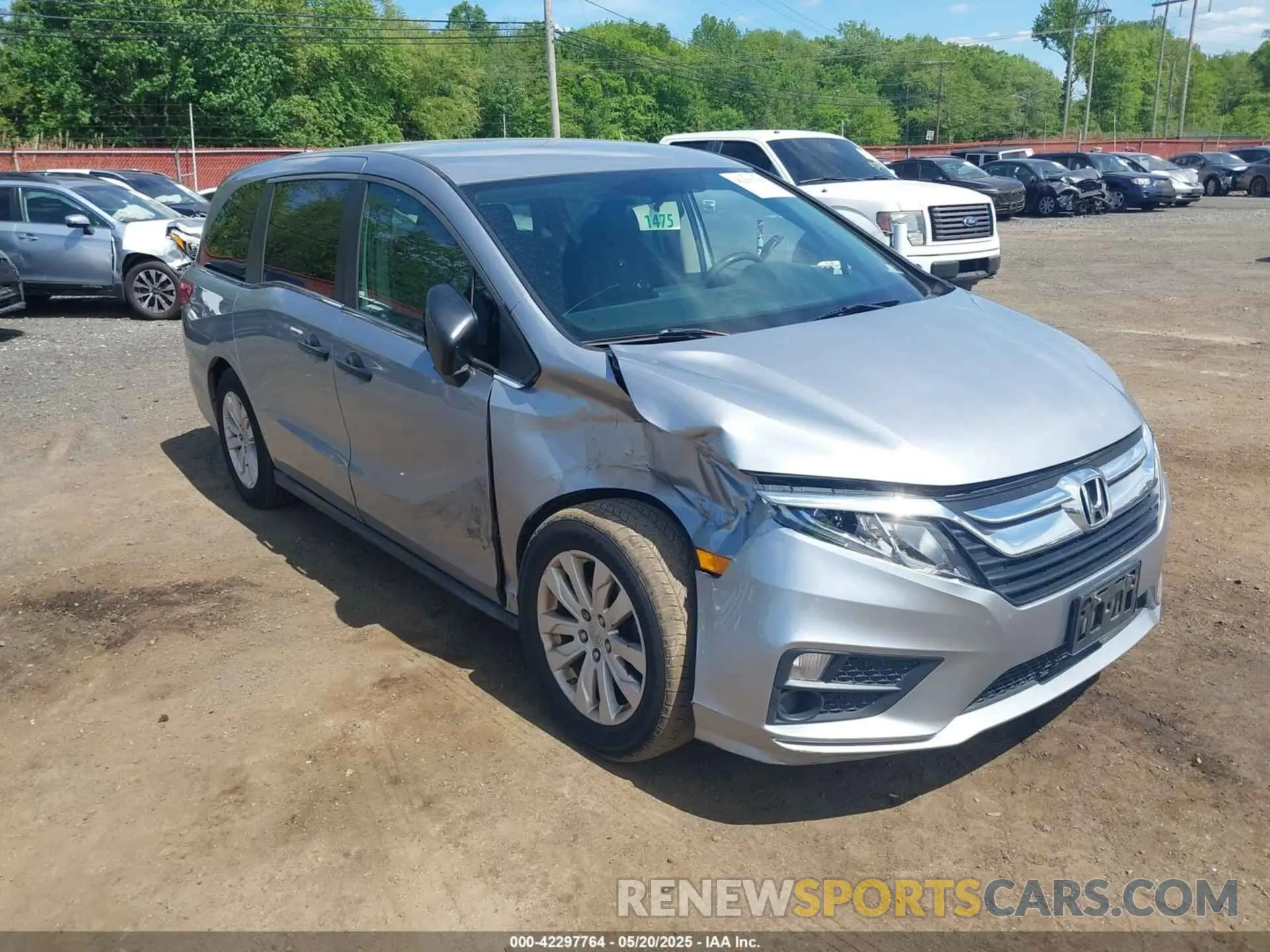 6 Photograph of a damaged car 5FNRL6H25KB022751 HONDA ODYSSEY 2019