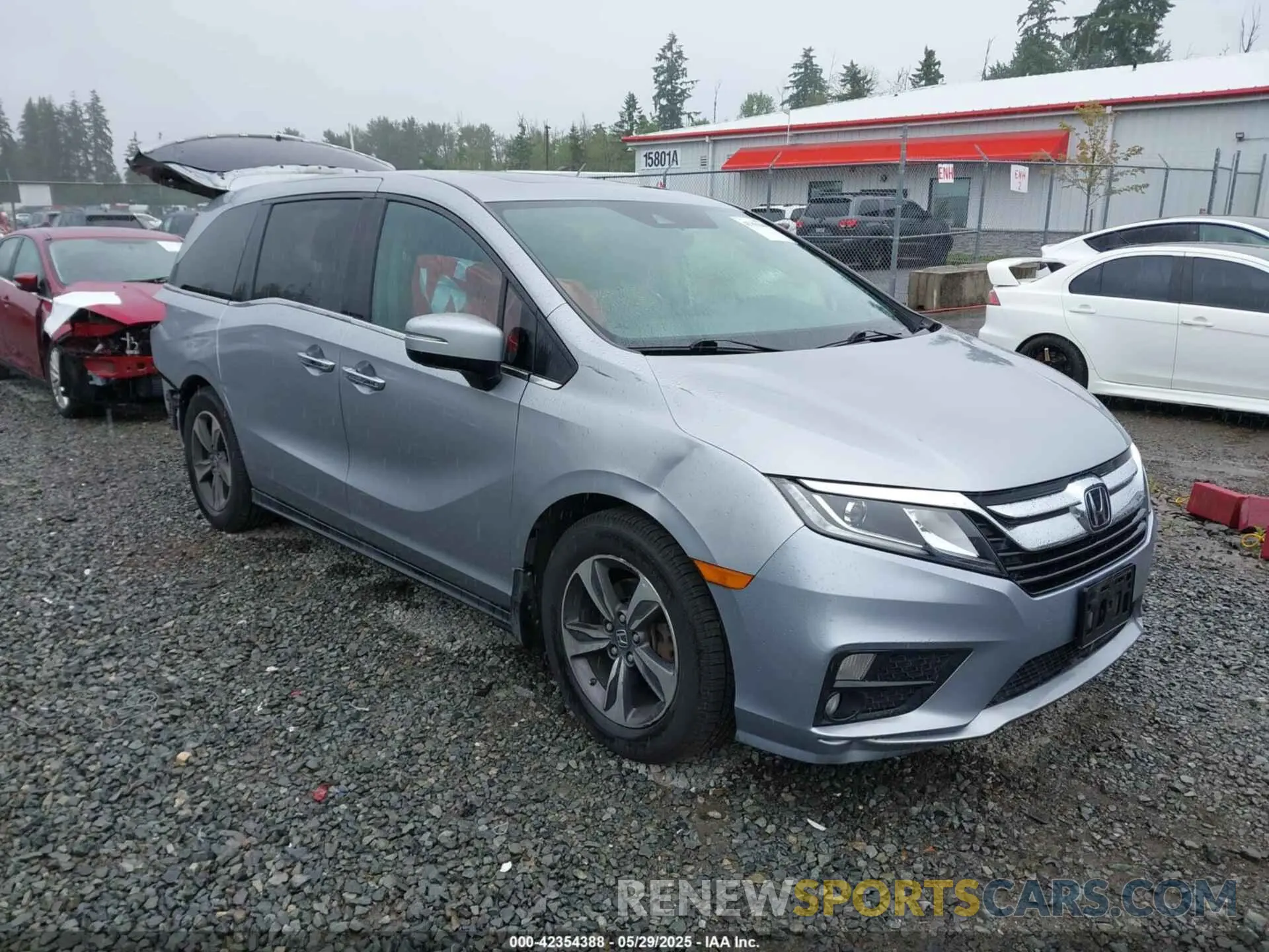 1 Photograph of a damaged car 5FNRL6H46KB504498 HONDA ODYSSEY 2019