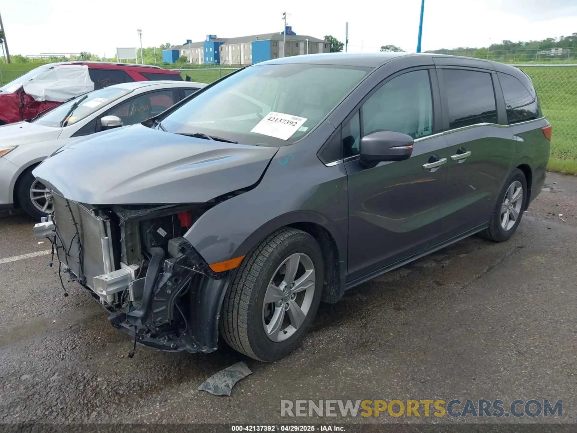 2 Photograph of a damaged car 5FNRL6H54KB096866 HONDA ODYSSEY 2019
