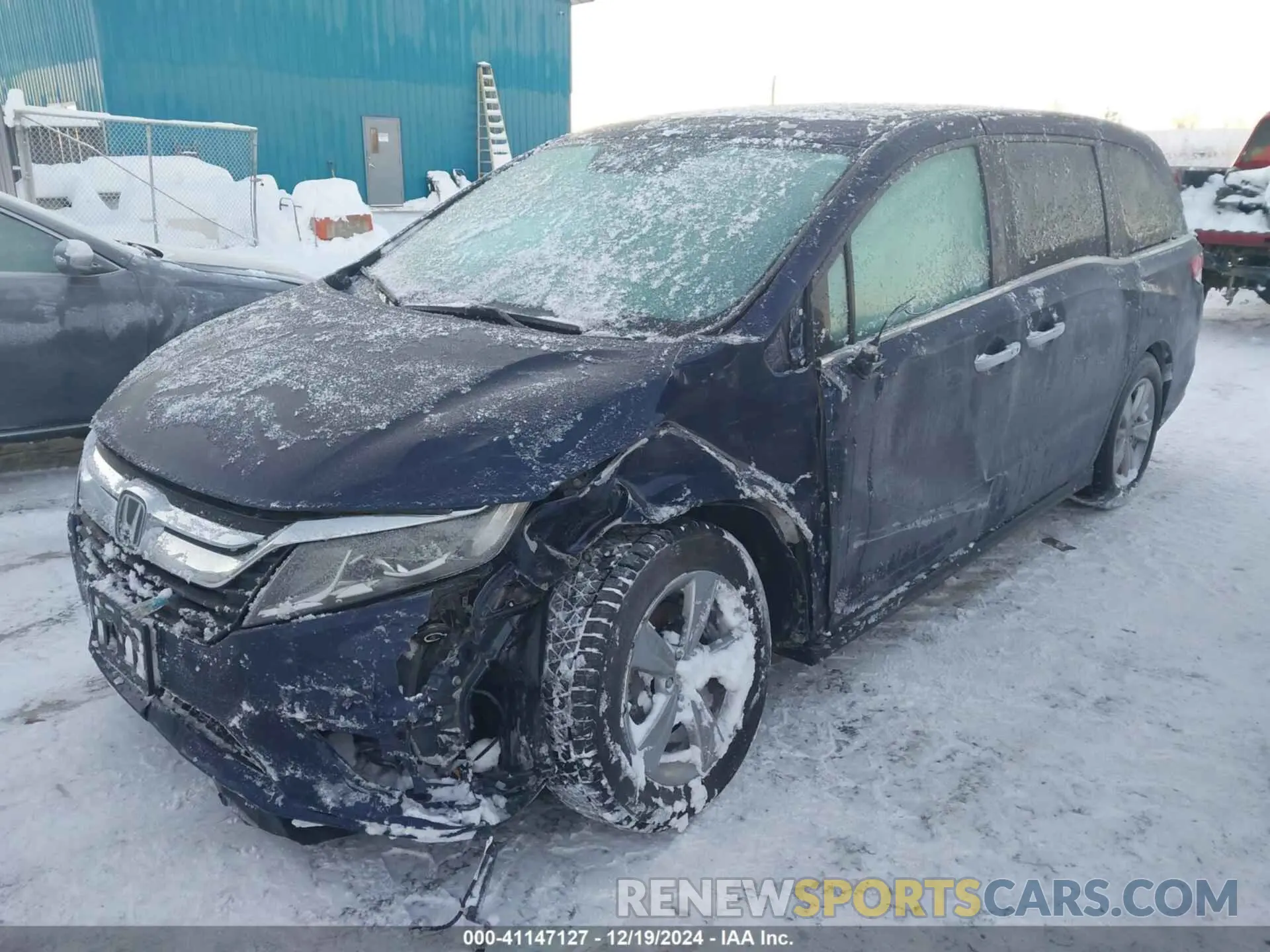 2 Photograph of a damaged car 5FNRL6H58KB070075 HONDA ODYSSEY 2019