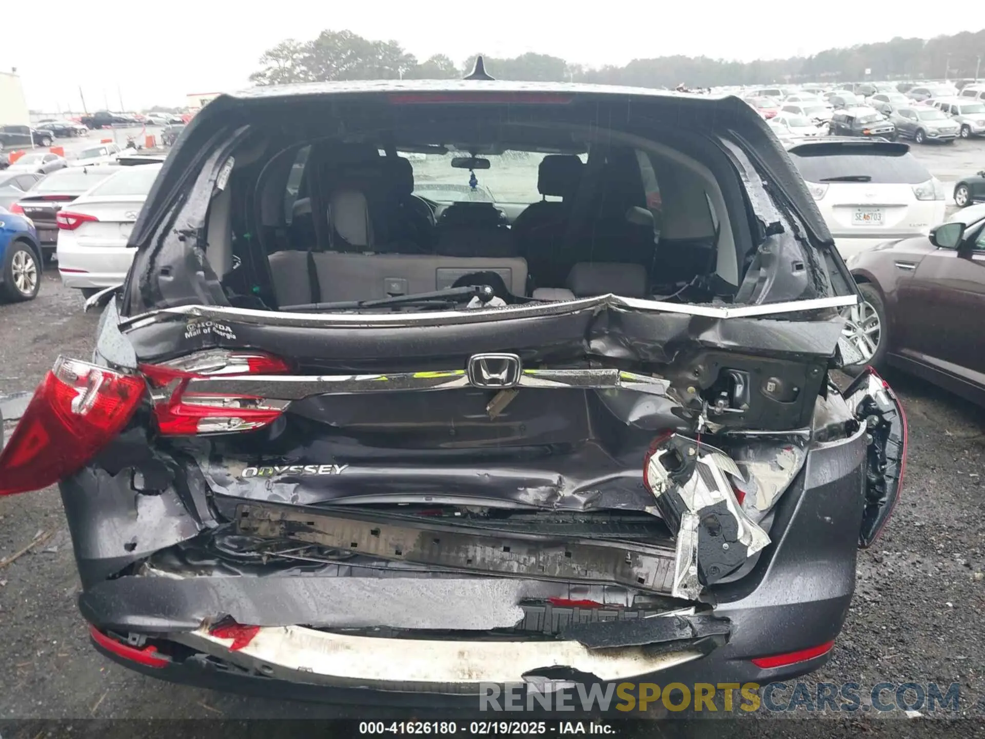 16 Photograph of a damaged car 5FNRL6H5XKB037336 HONDA ODYSSEY 2019