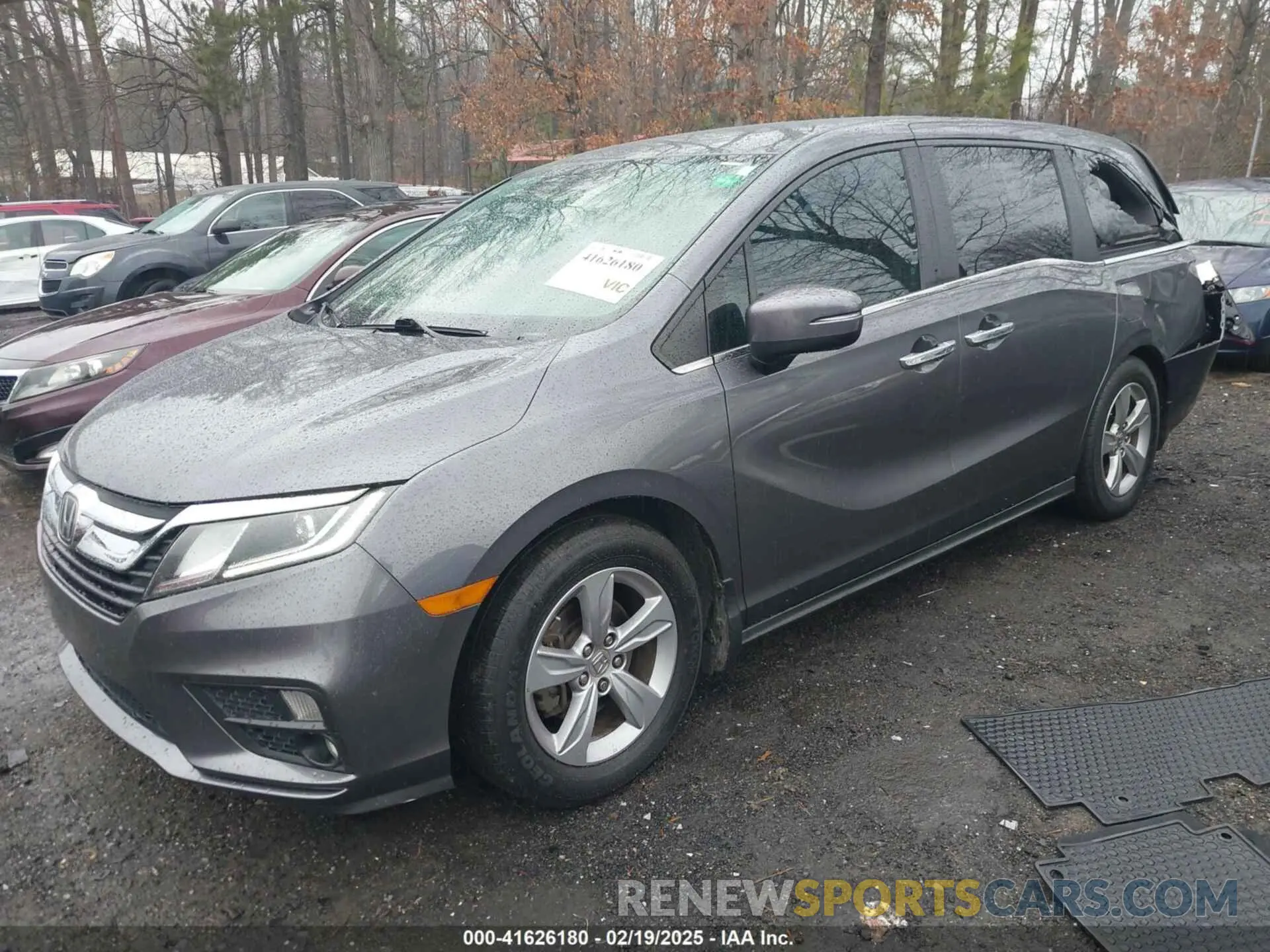 2 Photograph of a damaged car 5FNRL6H5XKB037336 HONDA ODYSSEY 2019