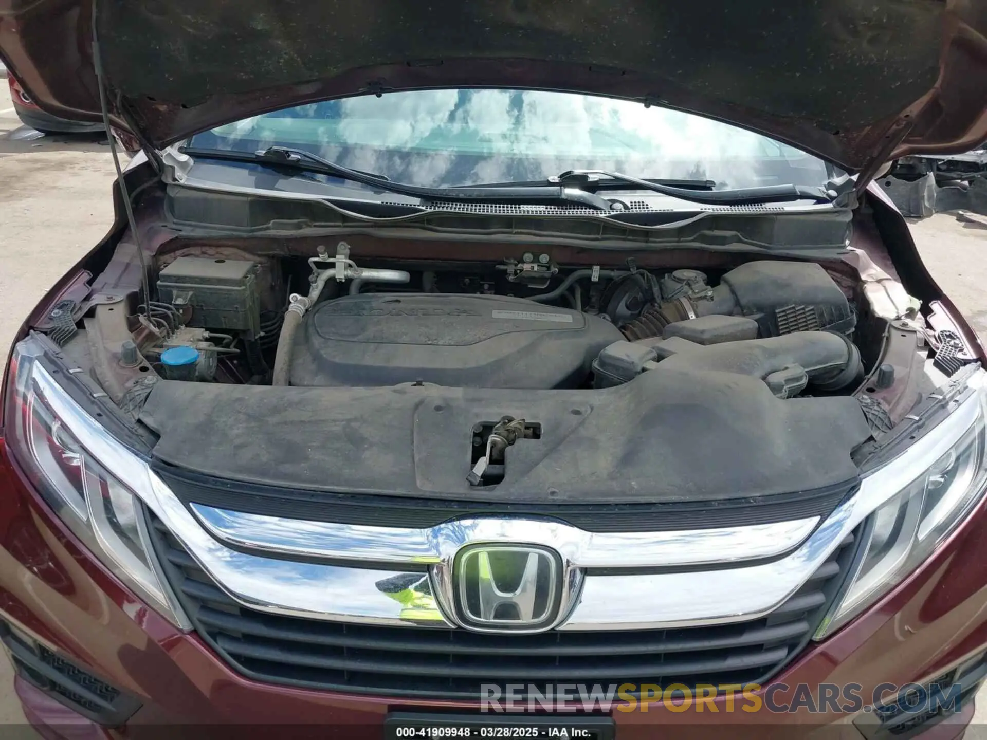 10 Photograph of a damaged car 5FNRL6H70KB090824 HONDA ODYSSEY 2019