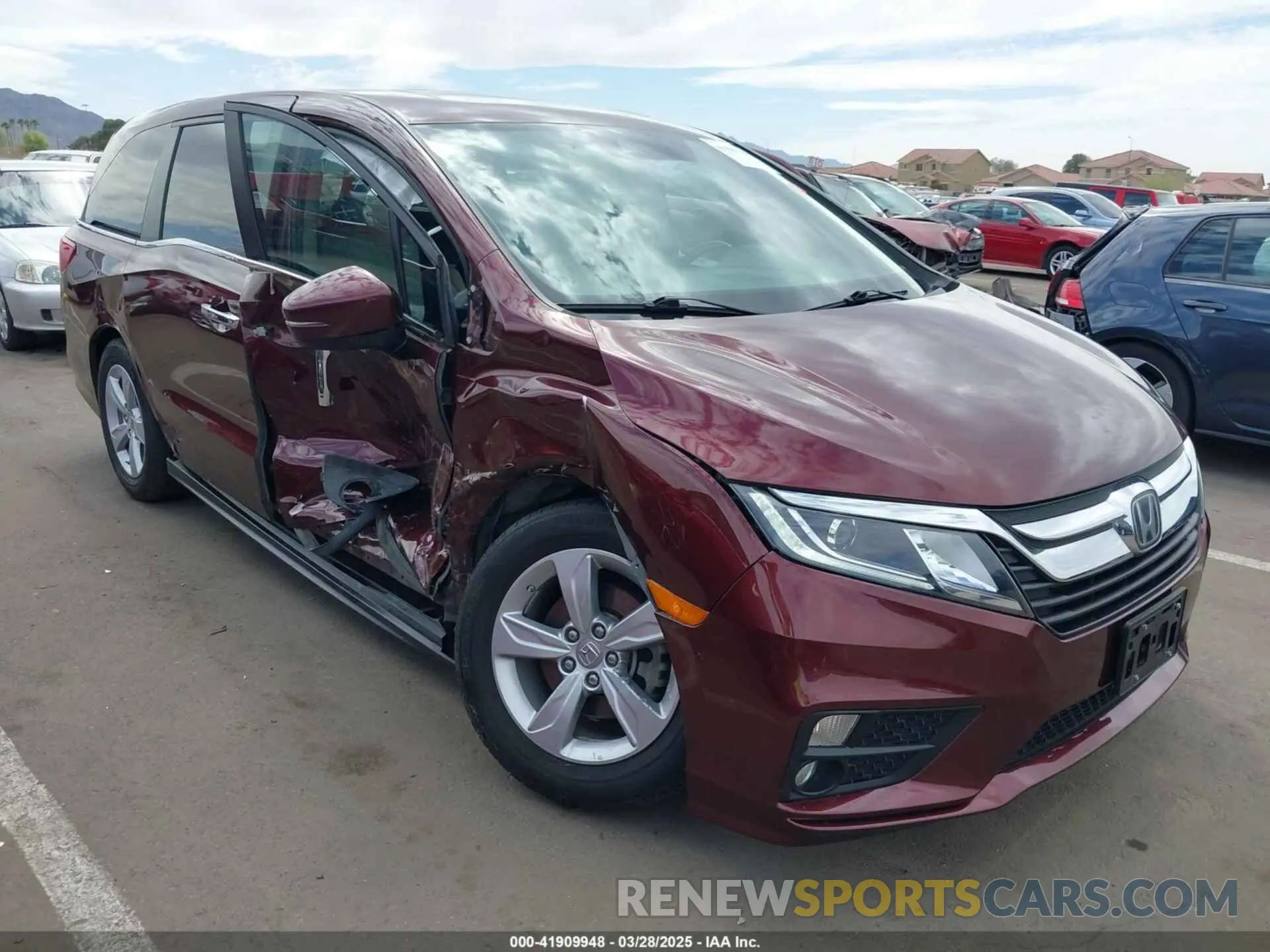 6 Photograph of a damaged car 5FNRL6H70KB090824 HONDA ODYSSEY 2019
