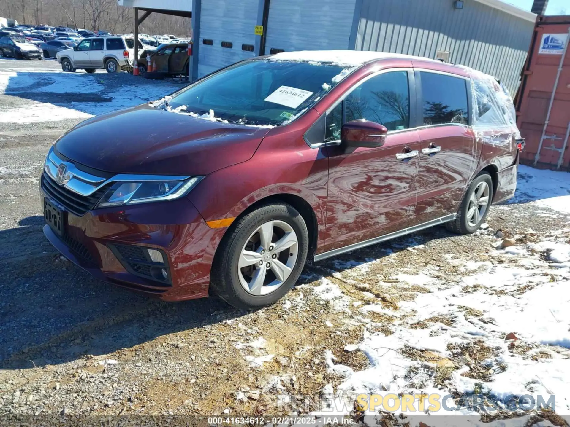 2 Photograph of a damaged car 5FNRL6H71KB011113 HONDA ODYSSEY 2019
