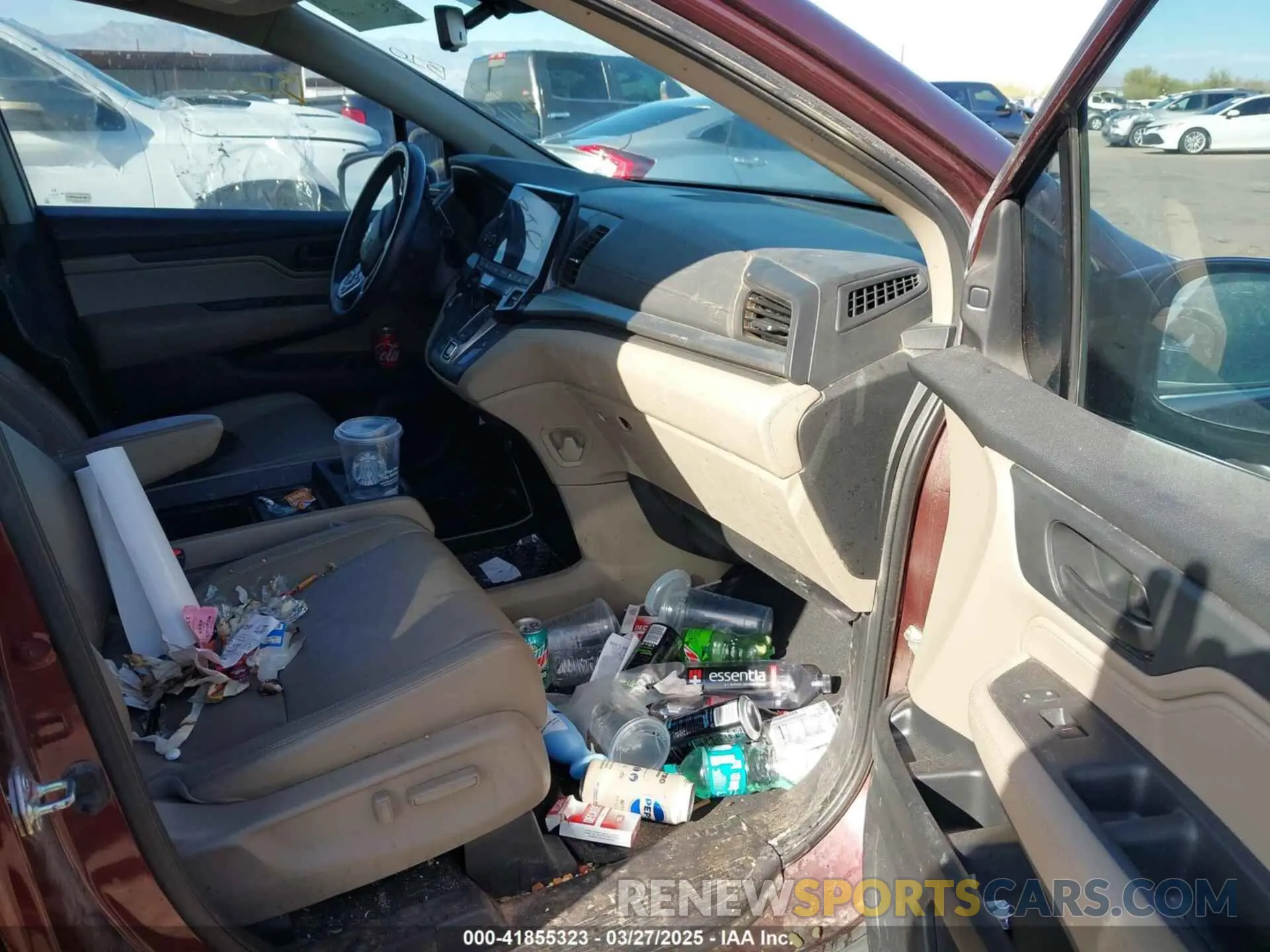 5 Photograph of a damaged car 5FNRL6H71KB035623 HONDA ODYSSEY 2019