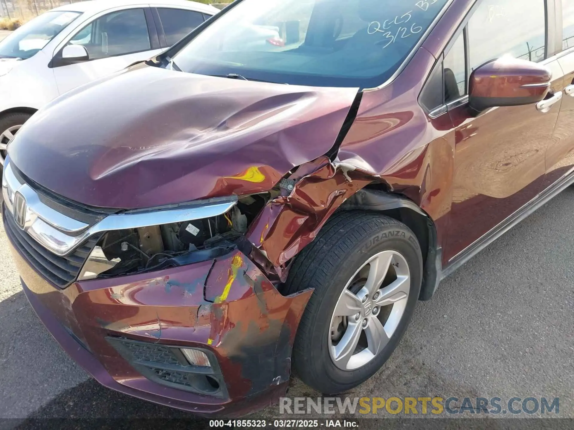 6 Photograph of a damaged car 5FNRL6H71KB035623 HONDA ODYSSEY 2019