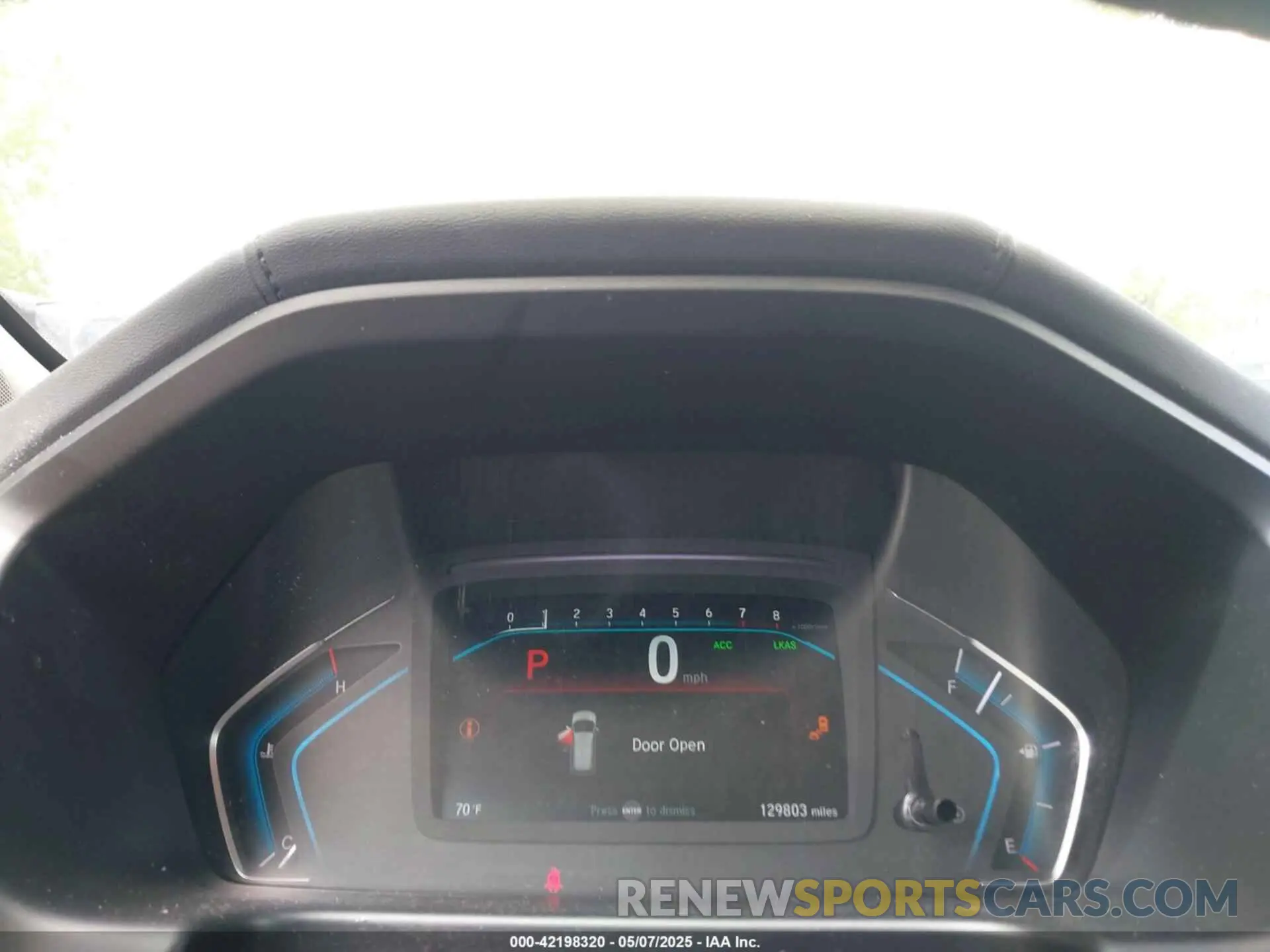 7 Photograph of a damaged car 5FNRL6H71KB081808 HONDA ODYSSEY 2019