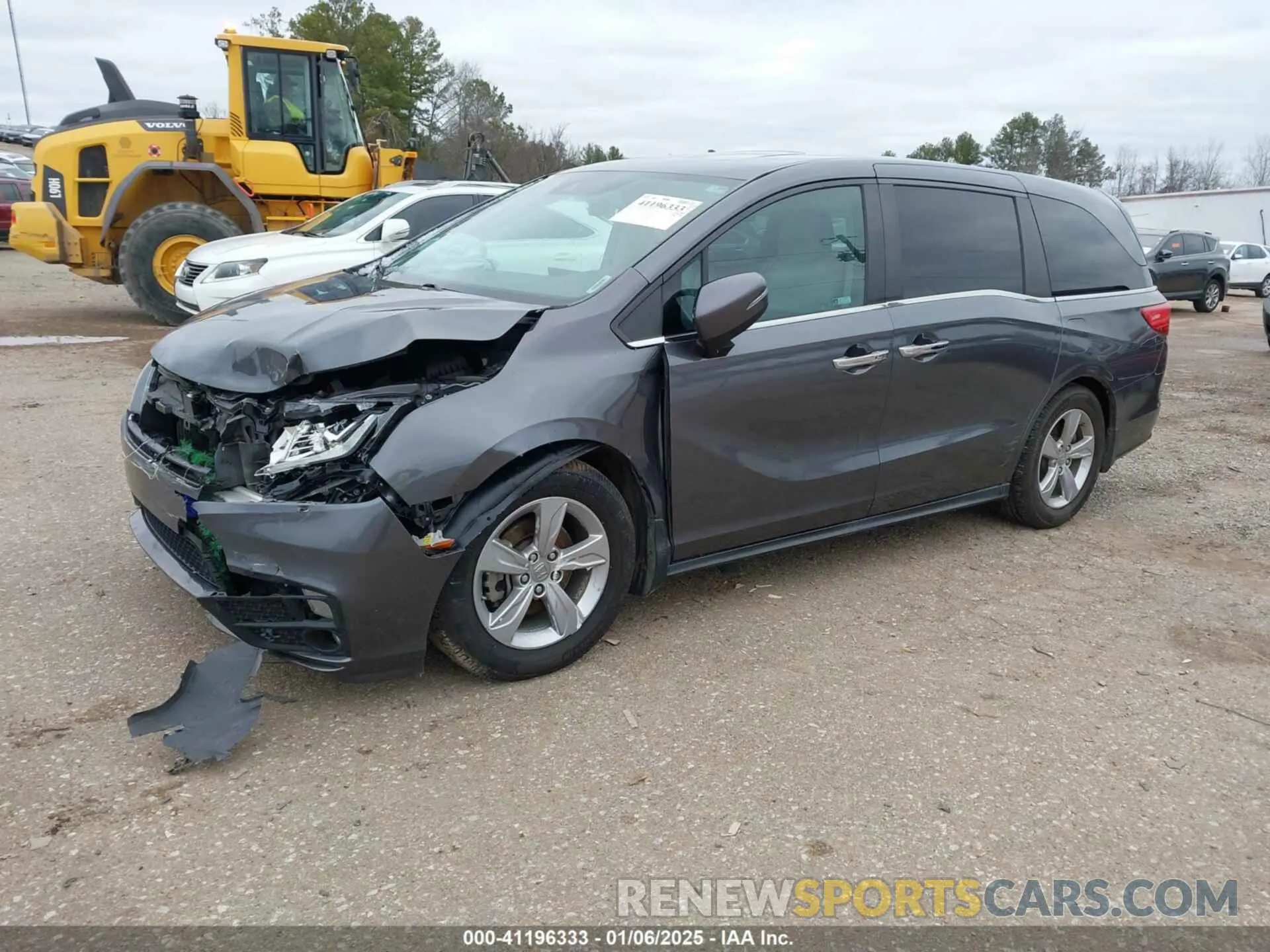 2 Photograph of a damaged car 5FNRL6H72KB078335 HONDA ODYSSEY 2019