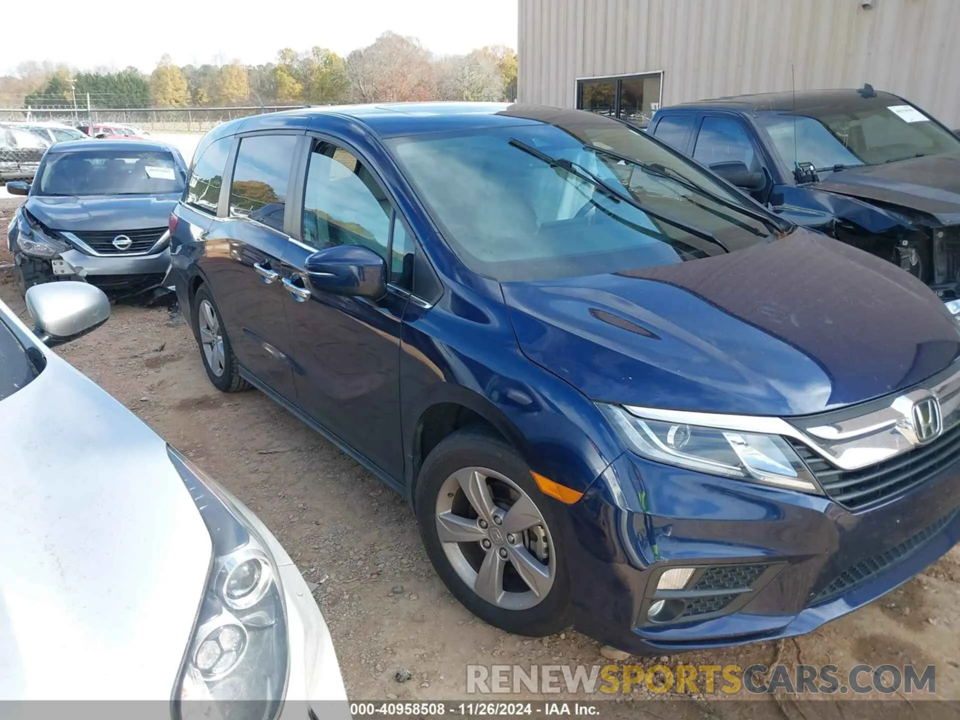 1 Photograph of a damaged car 5FNRL6H72KB090503 HONDA ODYSSEY 2019