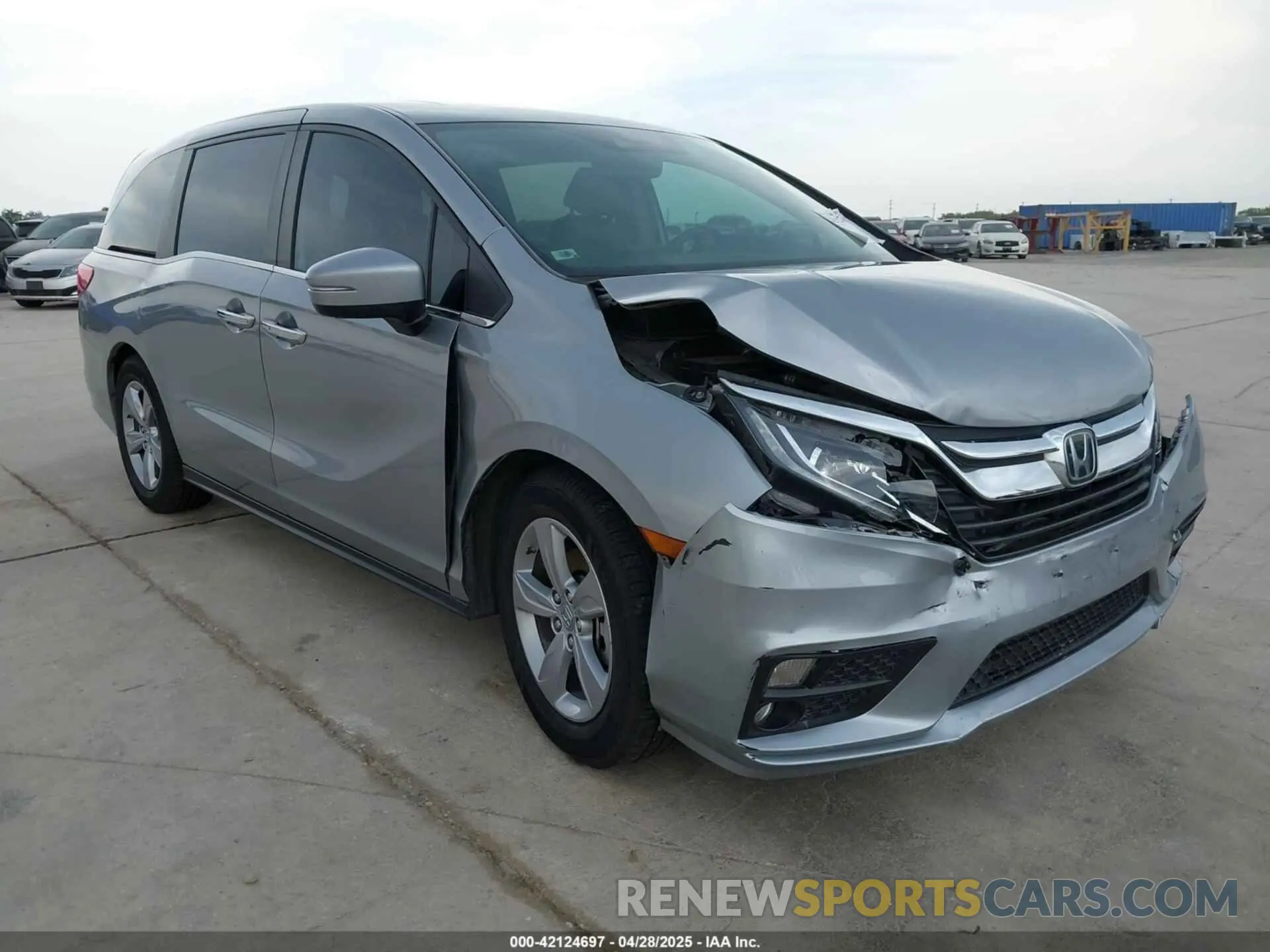 1 Photograph of a damaged car 5FNRL6H73KB130068 HONDA ODYSSEY 2019