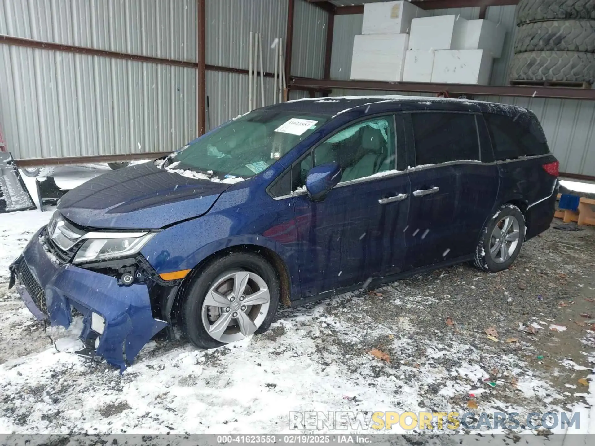 2 Photograph of a damaged car 5FNRL6H74KB073220 HONDA ODYSSEY 2019