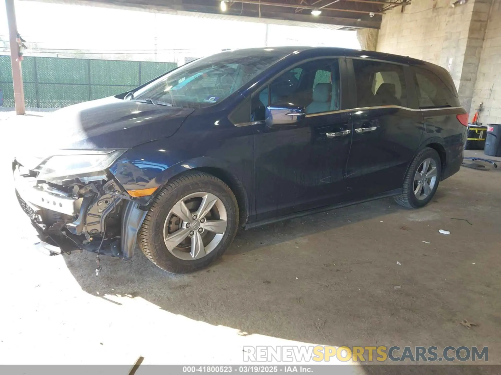 2 Photograph of a damaged car 5FNRL6H74KB126773 HONDA ODYSSEY 2019