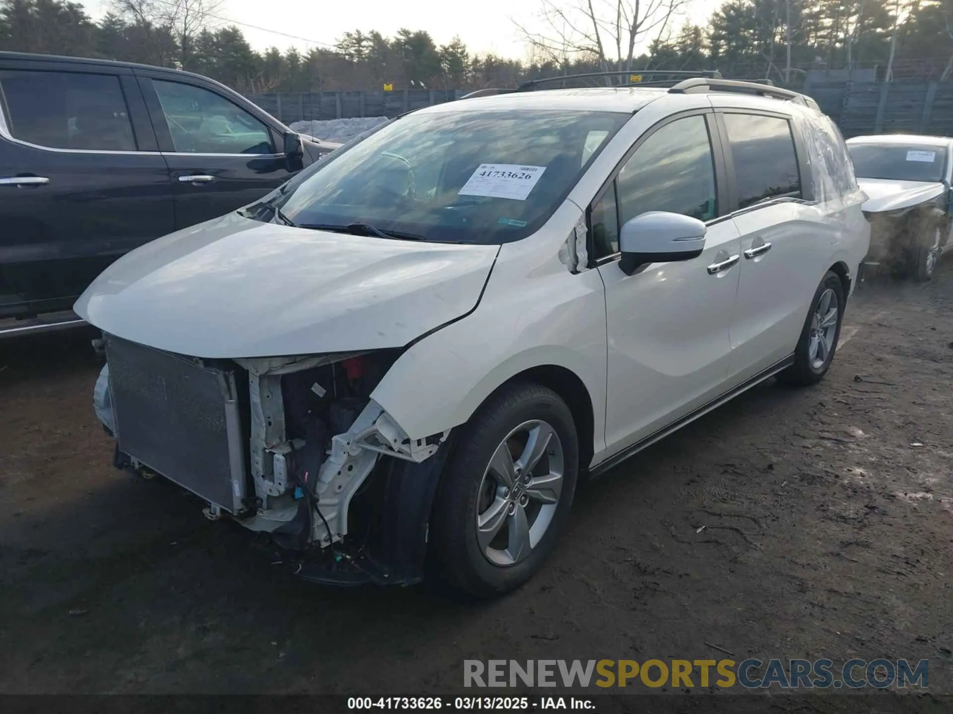 2 Photograph of a damaged car 5FNRL6H75KB019232 HONDA ODYSSEY 2019