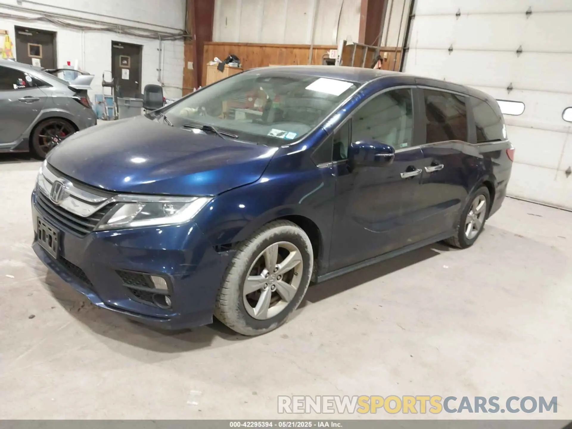 2 Photograph of a damaged car 5FNRL6H75KB042848 HONDA ODYSSEY 2019