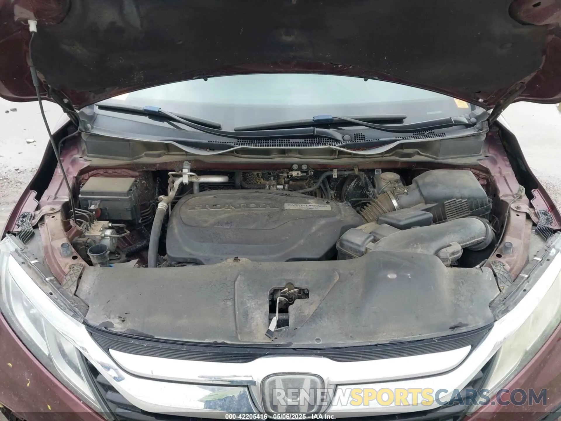 10 Photograph of a damaged car 5FNRL6H75KB075302 HONDA ODYSSEY 2019