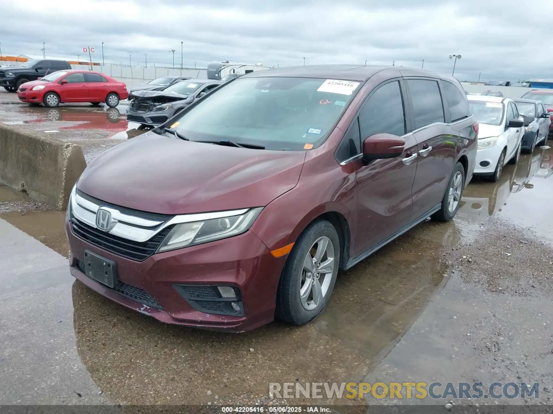 2 Photograph of a damaged car 5FNRL6H75KB075302 HONDA ODYSSEY 2019