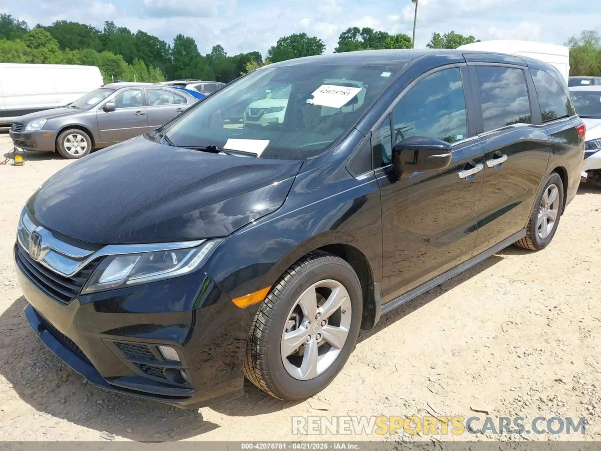 2 Photograph of a damaged car 5FNRL6H76KB005145 HONDA ODYSSEY 2019