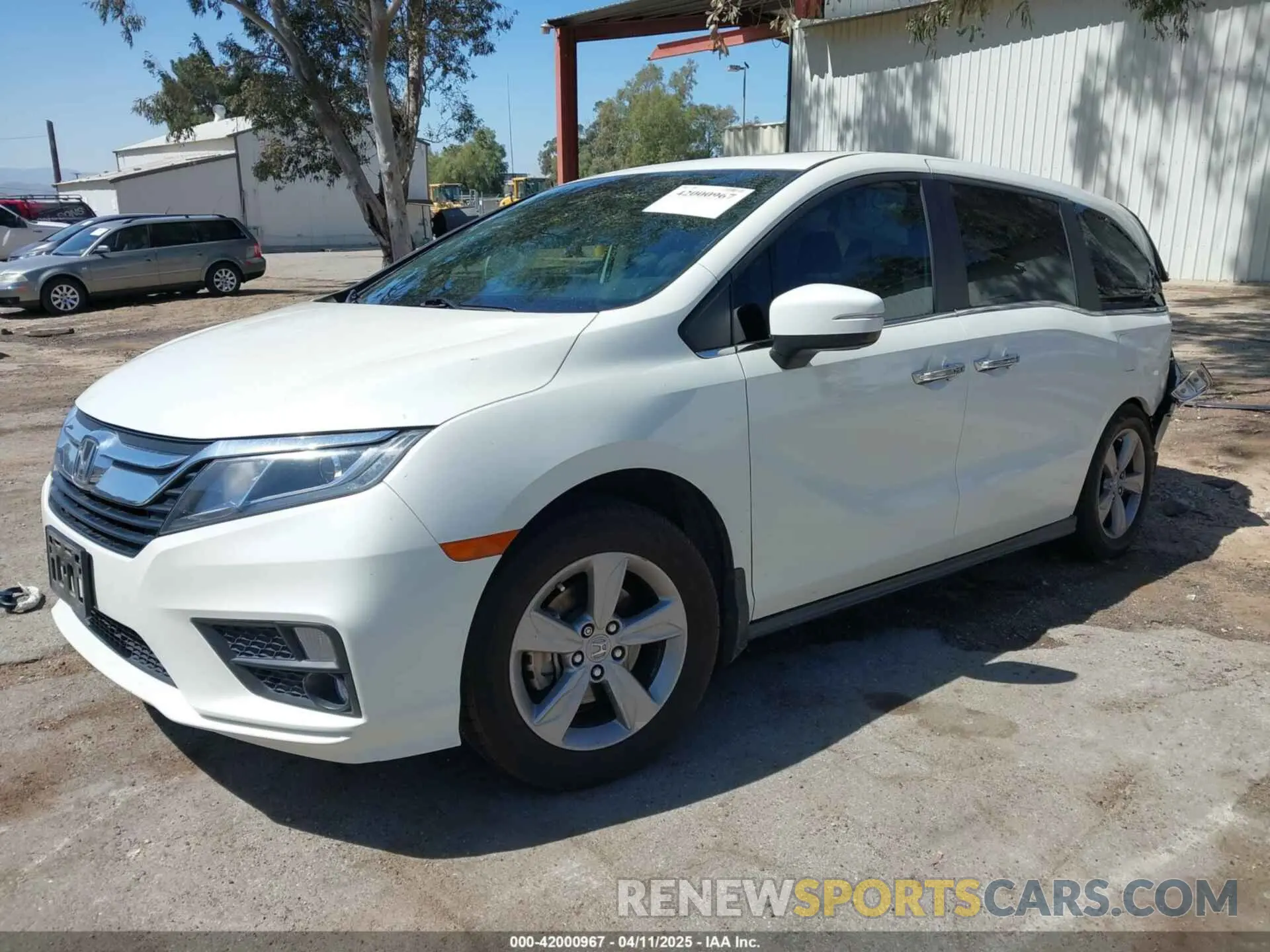 2 Photograph of a damaged car 5FNRL6H76KB066365 HONDA ODYSSEY 2019