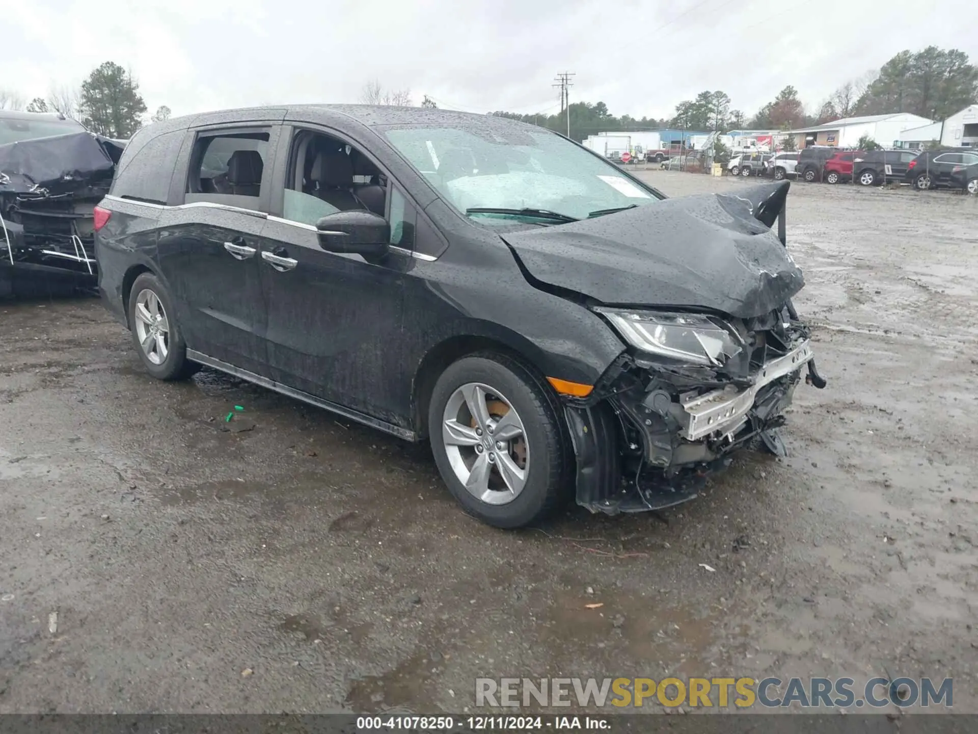 1 Photograph of a damaged car 5FNRL6H76KB116195 HONDA ODYSSEY 2019