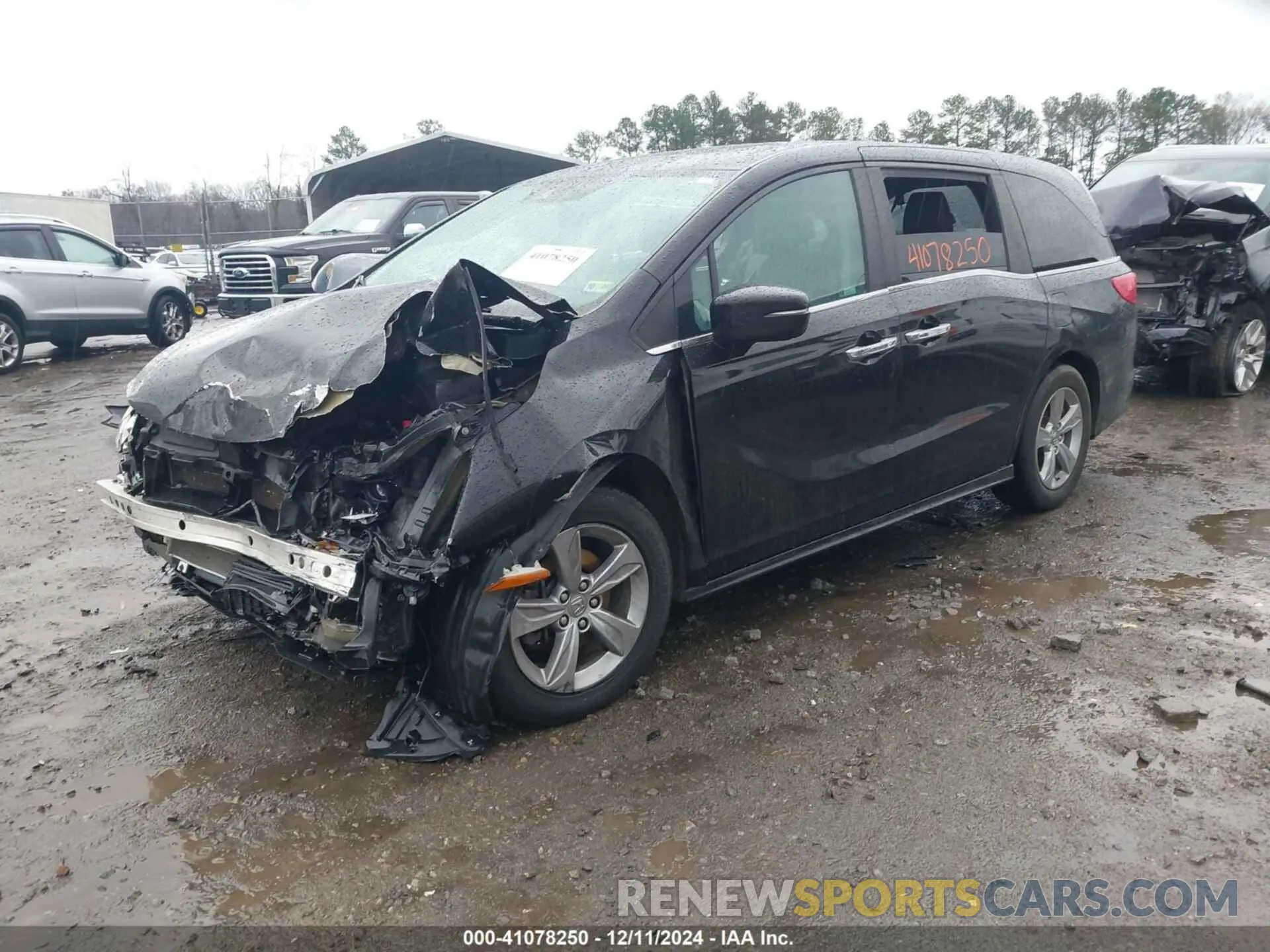 2 Photograph of a damaged car 5FNRL6H76KB116195 HONDA ODYSSEY 2019