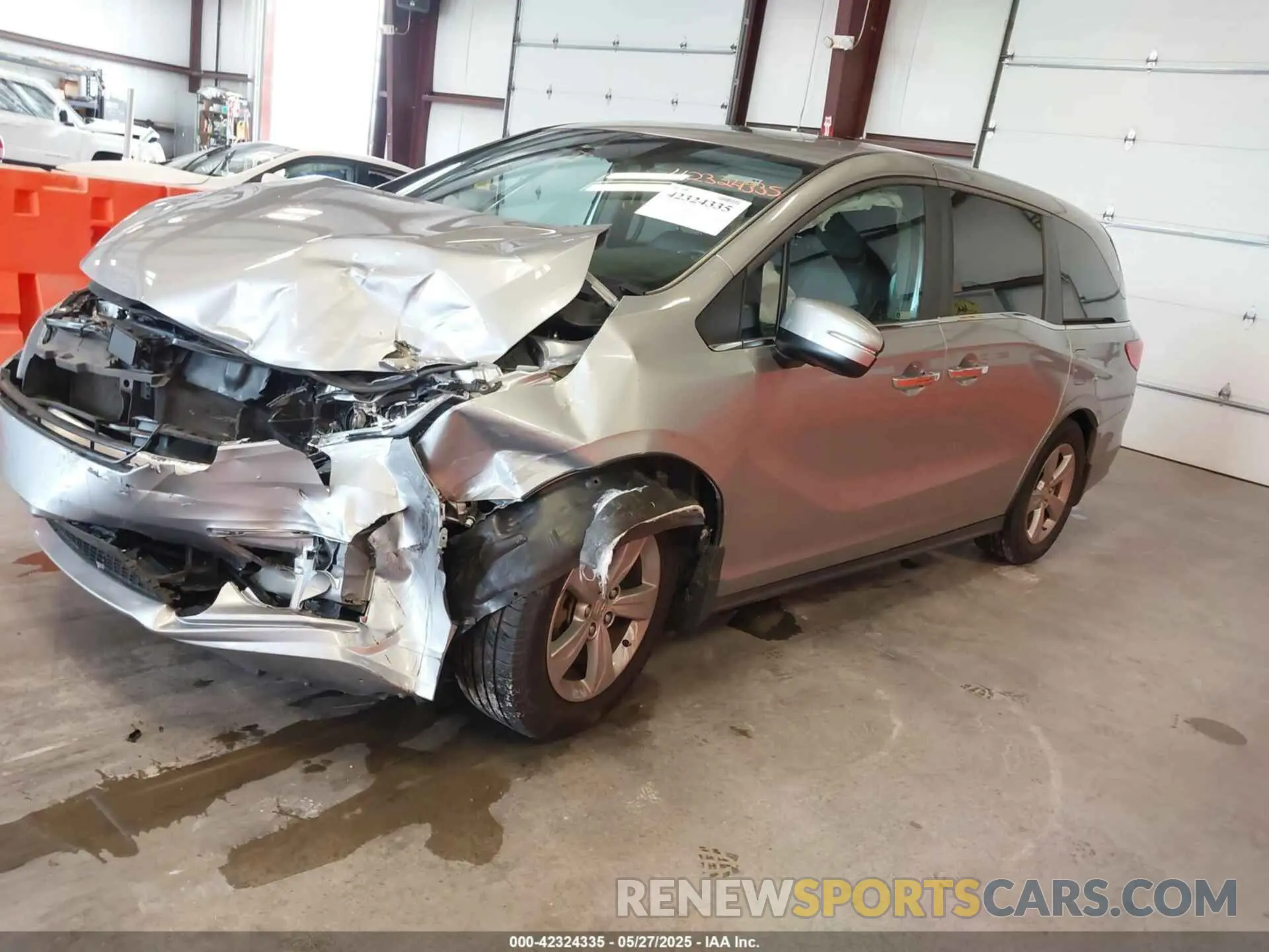 2 Photograph of a damaged car 5FNRL6H78KB036400 HONDA ODYSSEY 2019