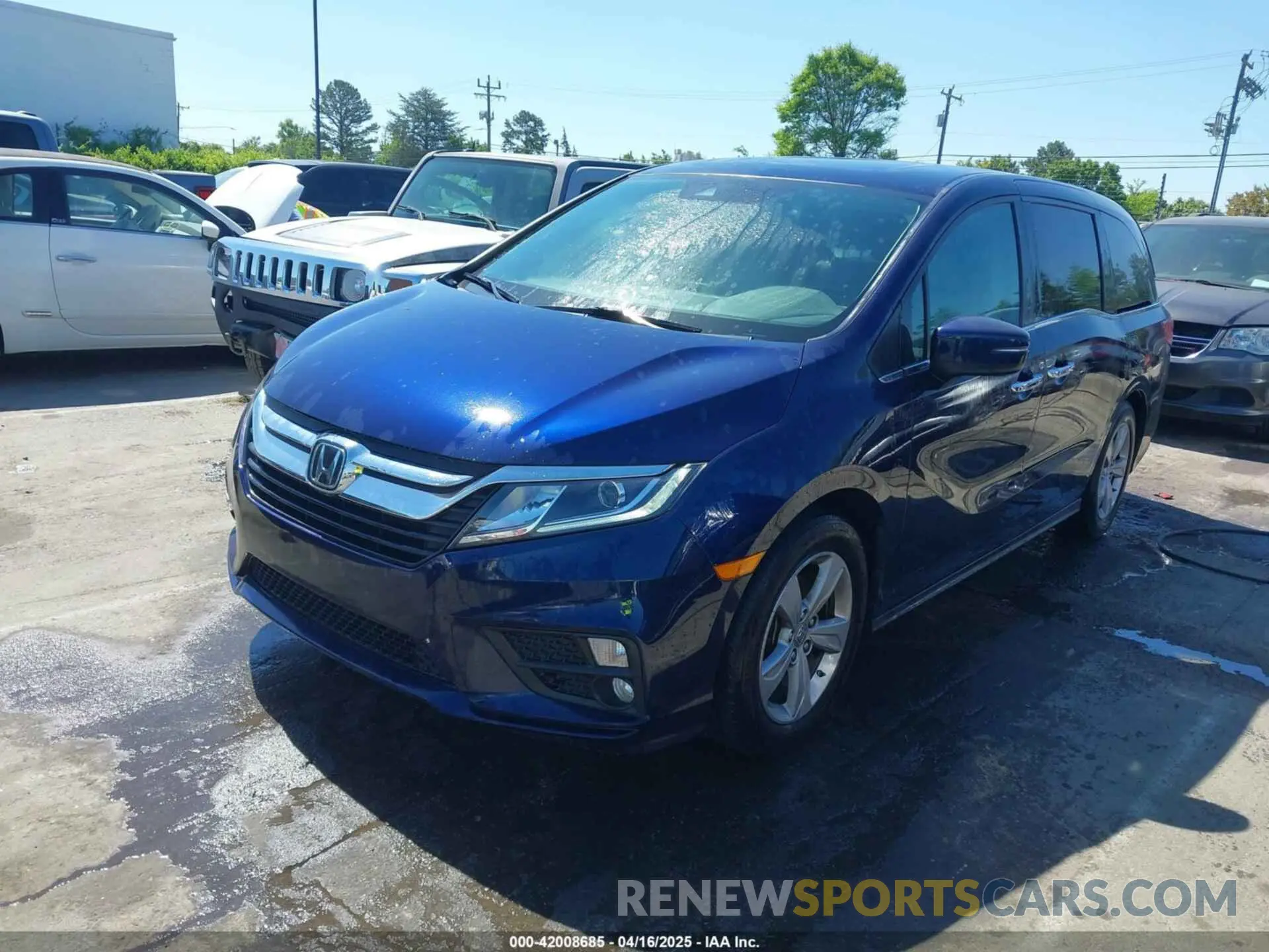 2 Photograph of a damaged car 5FNRL6H78KB096922 HONDA ODYSSEY 2019