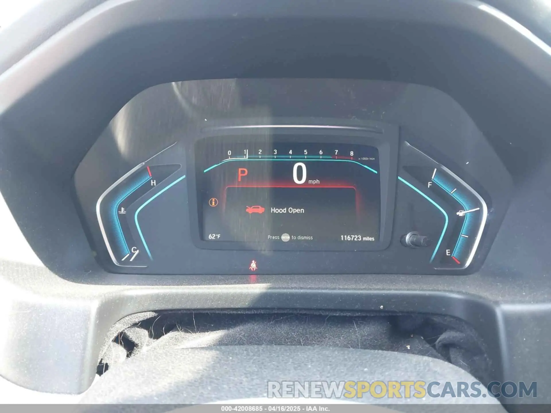 7 Photograph of a damaged car 5FNRL6H78KB096922 HONDA ODYSSEY 2019