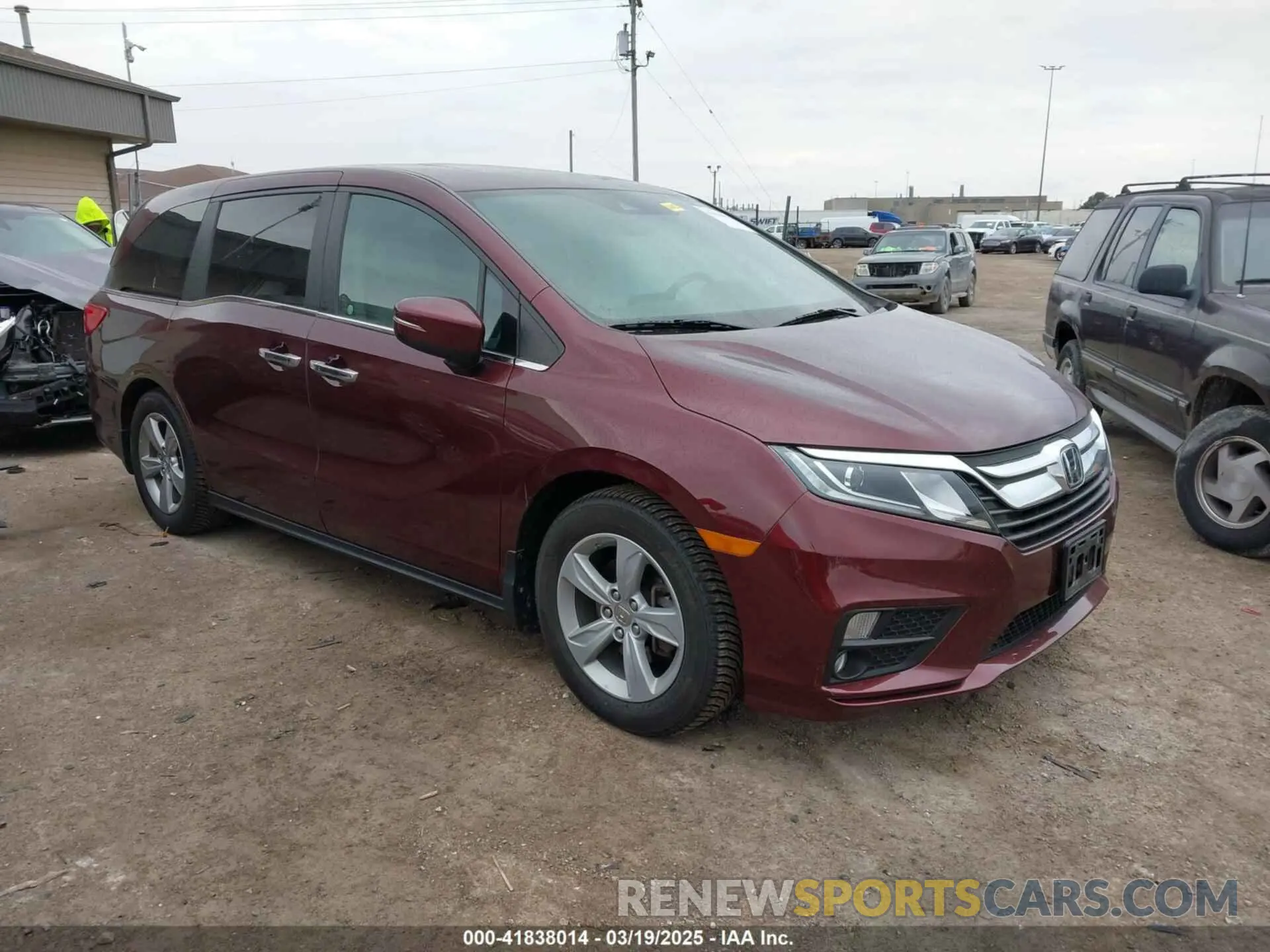 1 Photograph of a damaged car 5FNRL6H79KB048085 HONDA ODYSSEY 2019