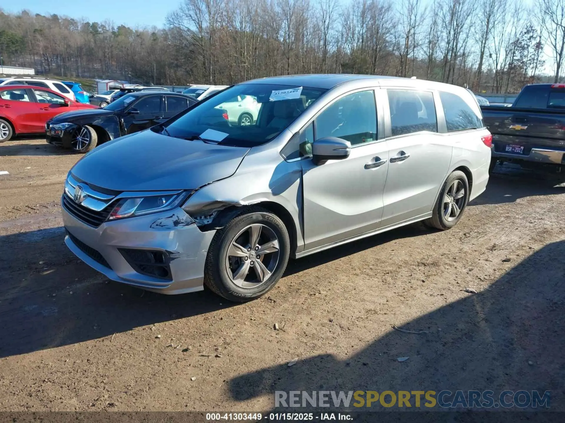 2 Photograph of a damaged car 5FNRL6H79KB100122 HONDA ODYSSEY 2019