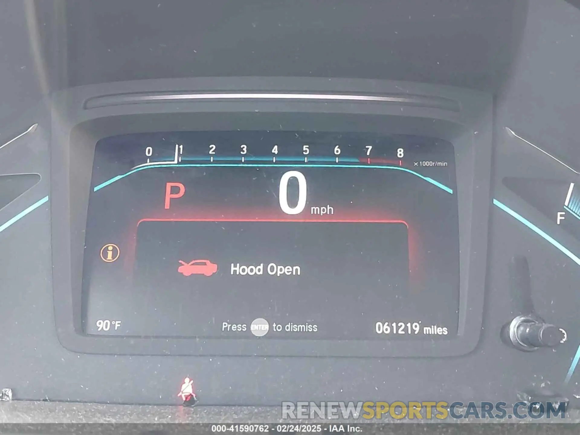 15 Photograph of a damaged car 5FNRL6H81KB070459 HONDA ODYSSEY 2019