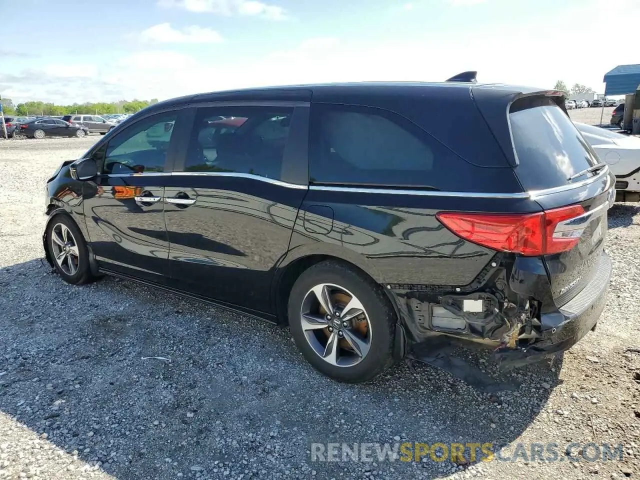 2 Photograph of a damaged car 5FNRL6H84KB014970 HONDA ODYSSEY 2019