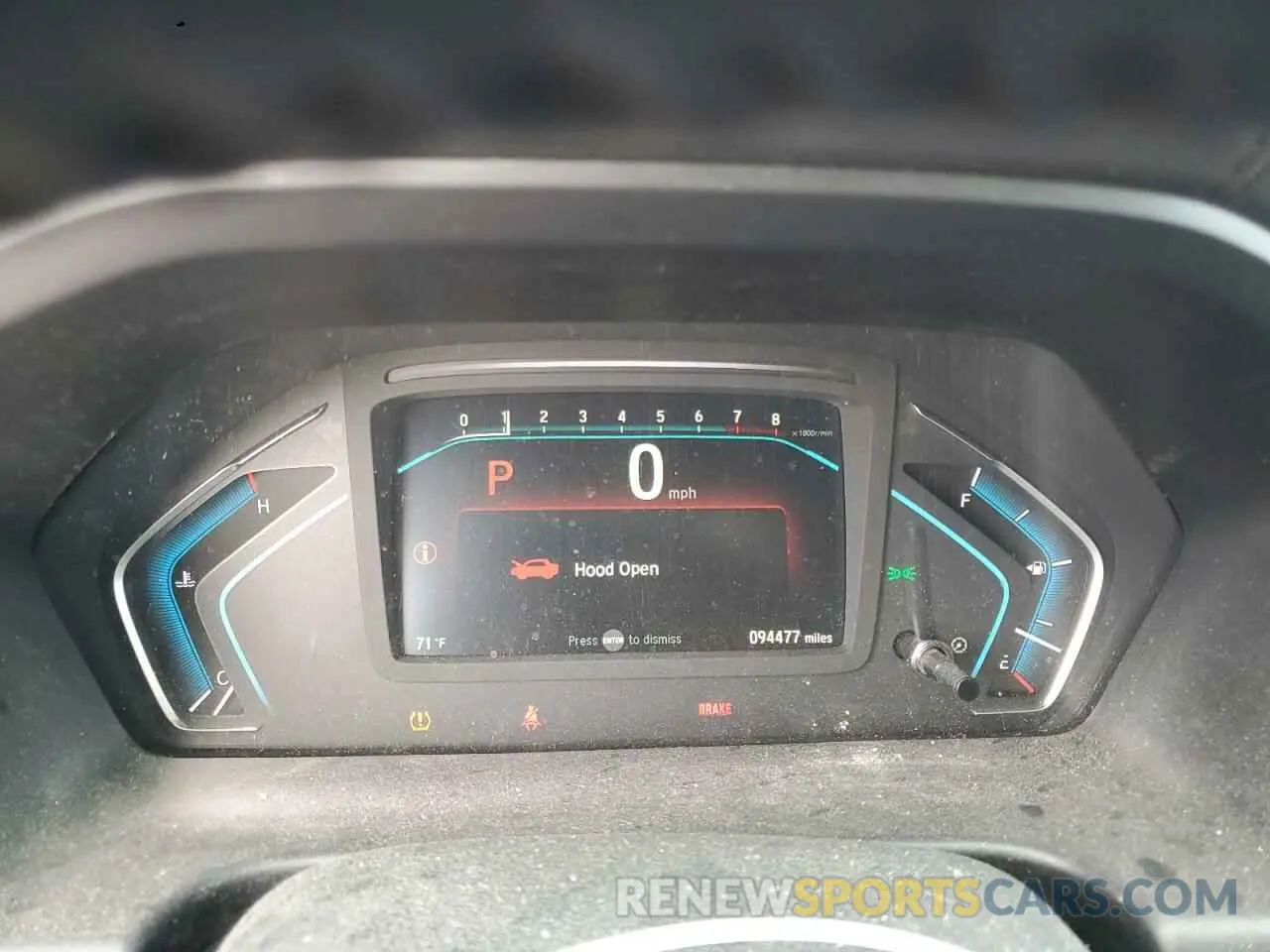 9 Photograph of a damaged car 5FNRL6H87KB098010 HONDA ODYSSEY 2019