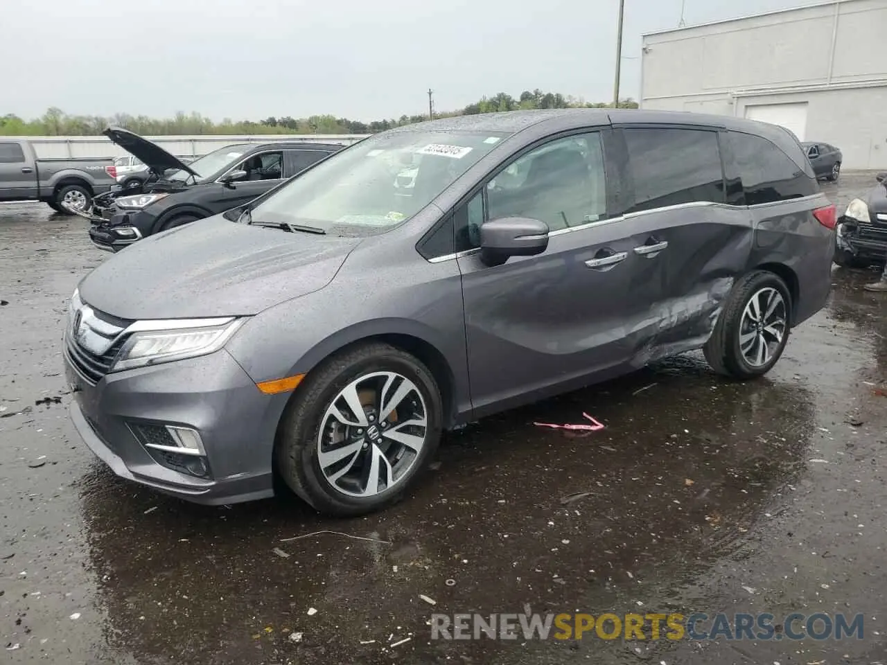 1 Photograph of a damaged car 5FNRL6H90KB024713 HONDA ODYSSEY 2019