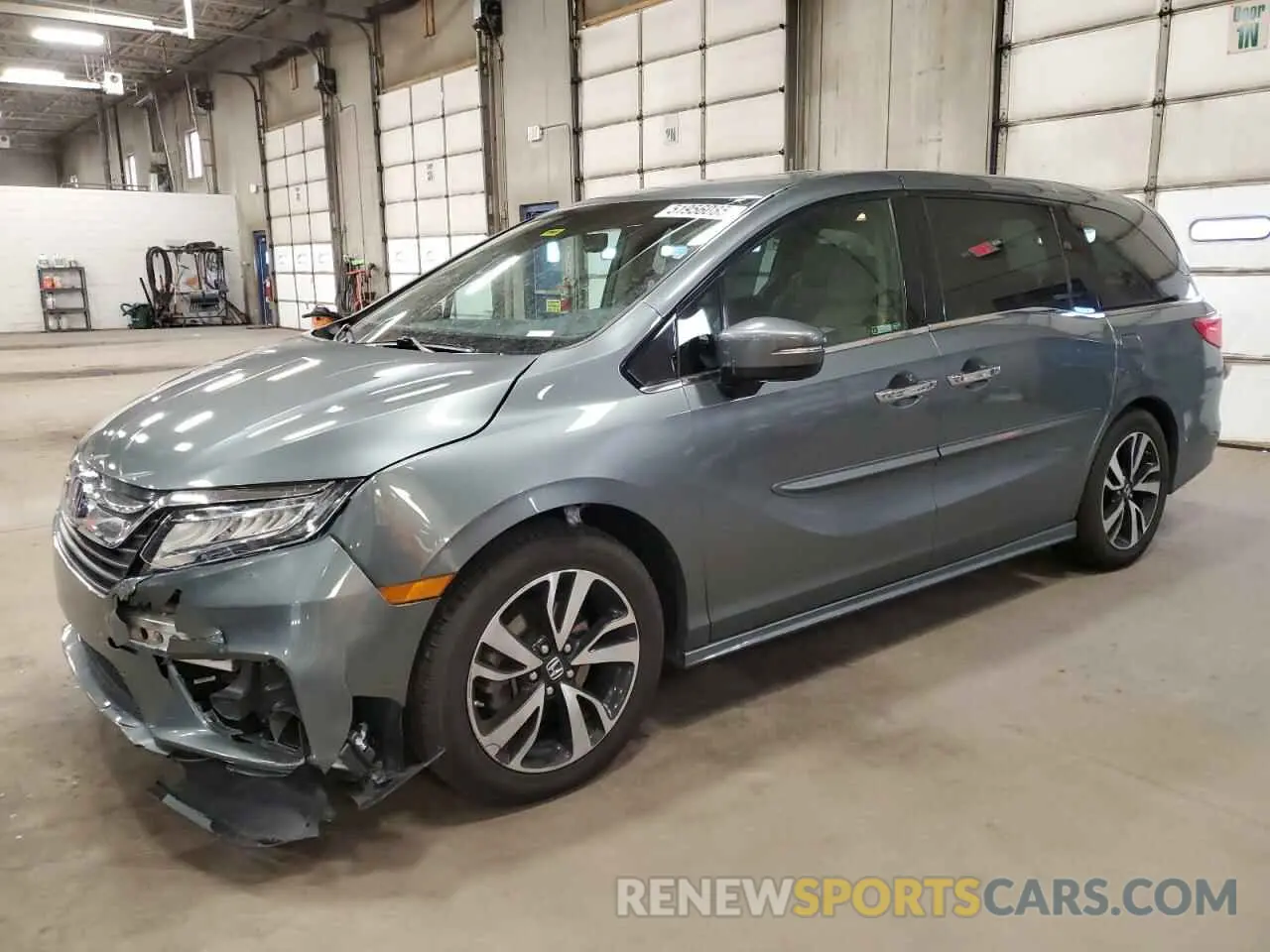 1 Photograph of a damaged car 5FNRL6H90KB097550 HONDA ODYSSEY 2019