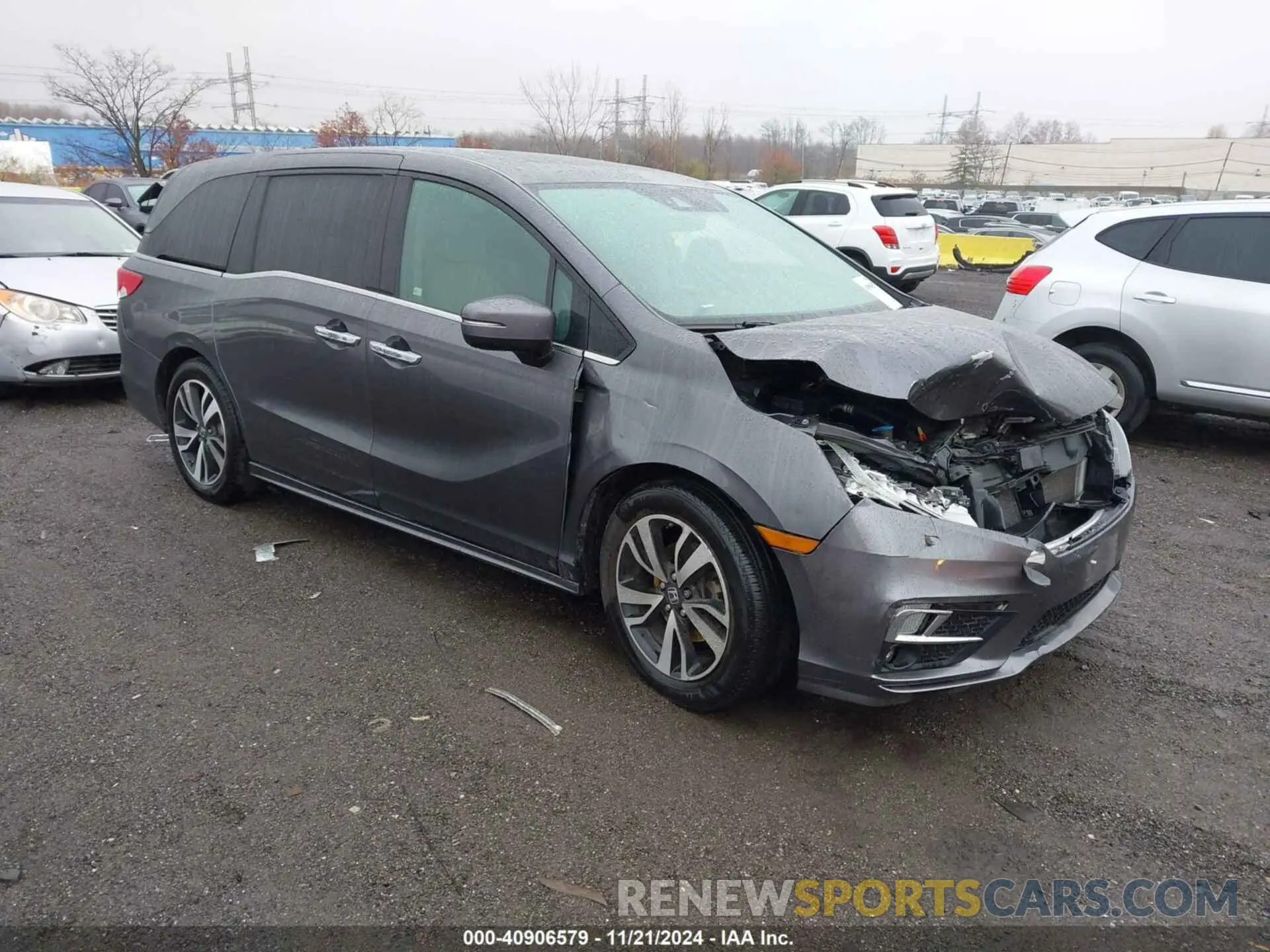 1 Photograph of a damaged car 5FNRL6H91KB048535 HONDA ODYSSEY 2019