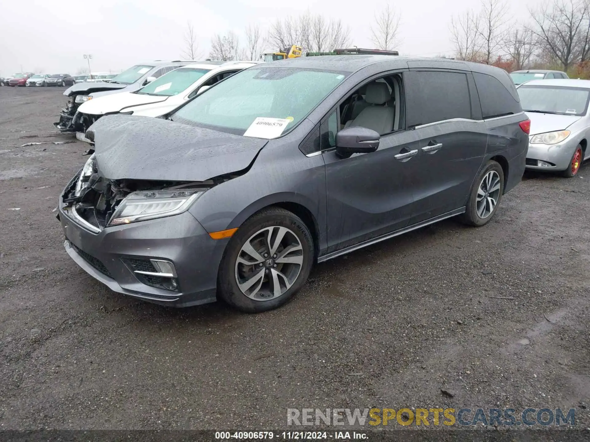 2 Photograph of a damaged car 5FNRL6H91KB048535 HONDA ODYSSEY 2019