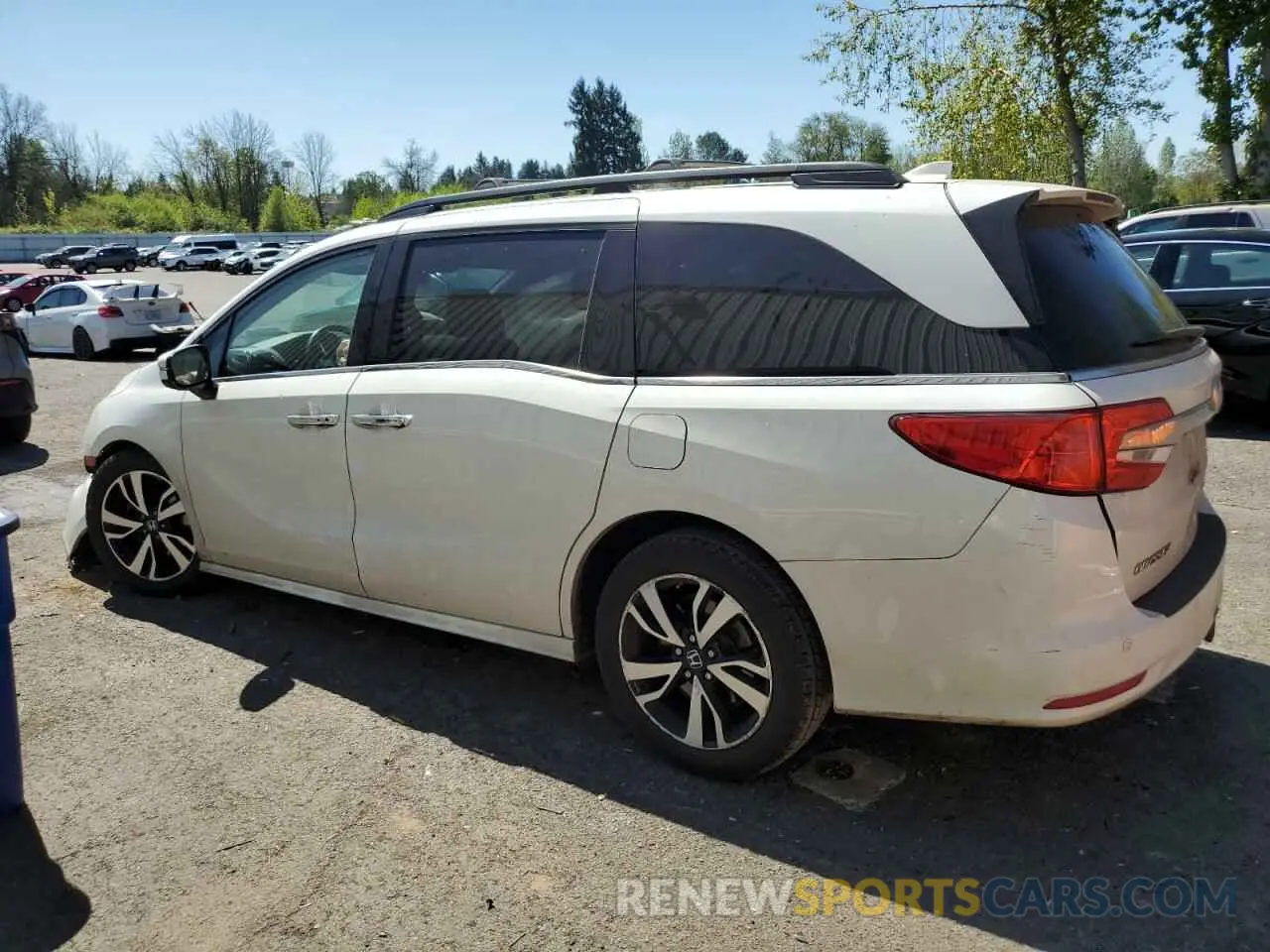 2 Photograph of a damaged car 5FNRL6H91KB109544 HONDA ODYSSEY 2019
