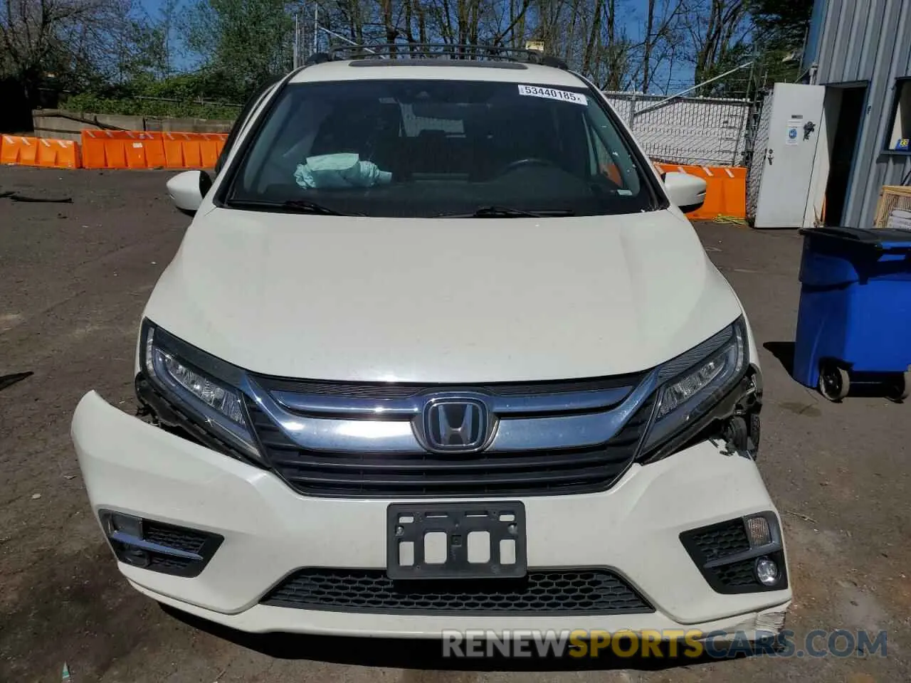 5 Photograph of a damaged car 5FNRL6H91KB109544 HONDA ODYSSEY 2019