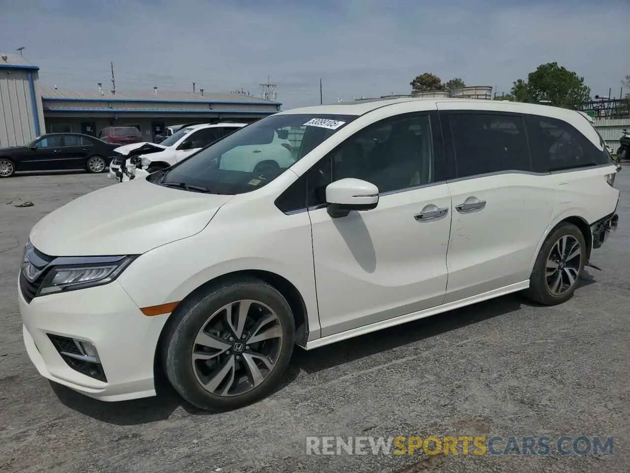 1 Photograph of a damaged car 5FNRL6H92KB052643 HONDA ODYSSEY 2019