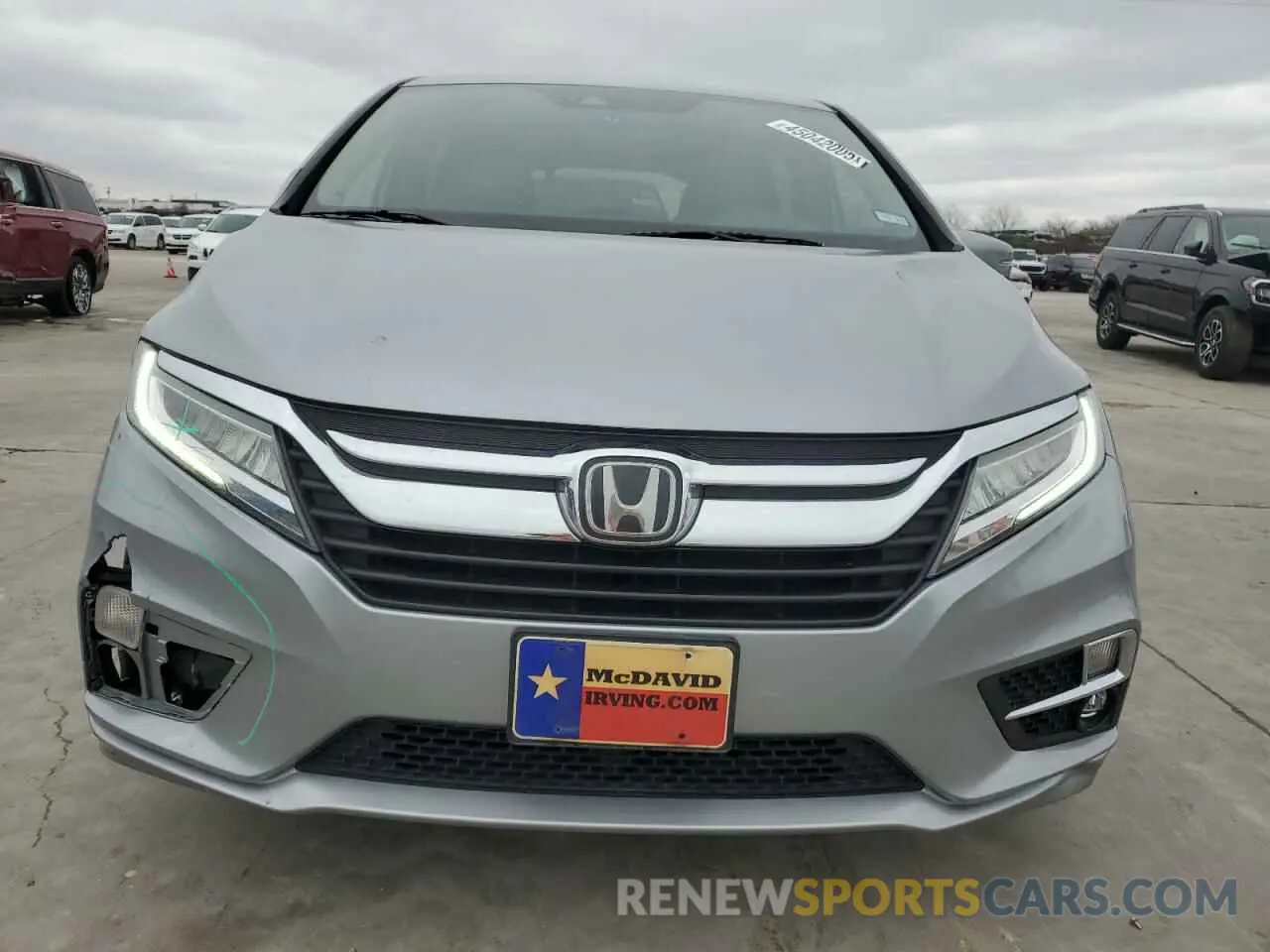 5 Photograph of a damaged car 5FNRL6H93KB000017 HONDA ODYSSEY 2019