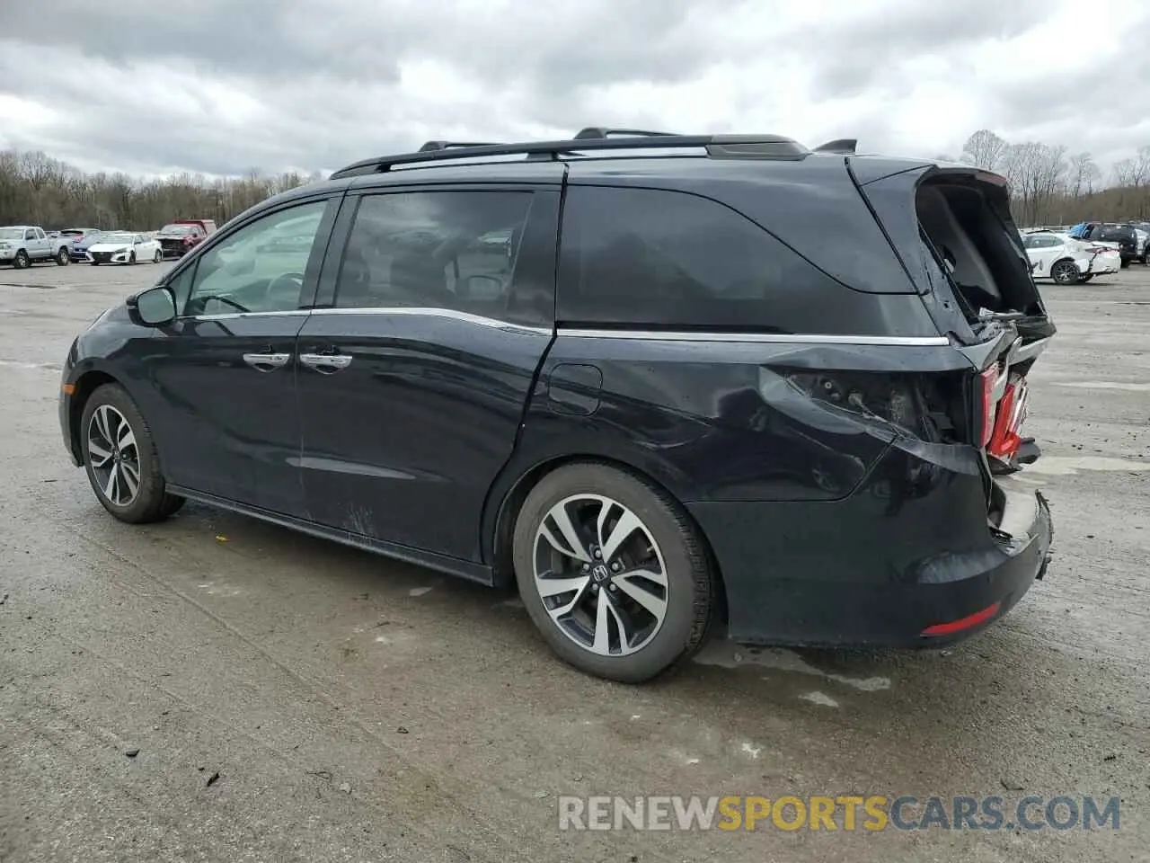 2 Photograph of a damaged car 5FNRL6H93KB002995 HONDA ODYSSEY 2019