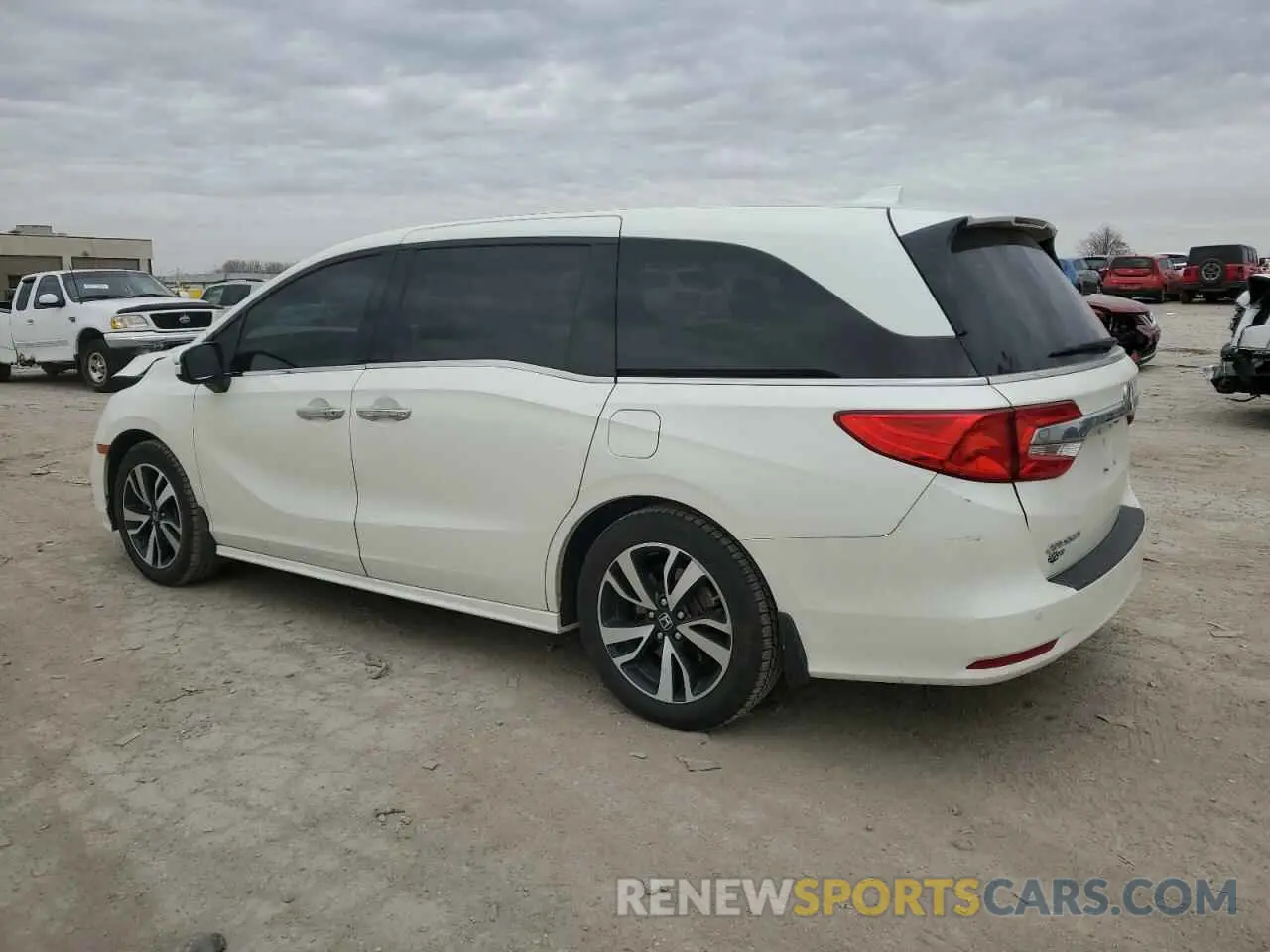 2 Photograph of a damaged car 5FNRL6H93KB069516 HONDA ODYSSEY 2019