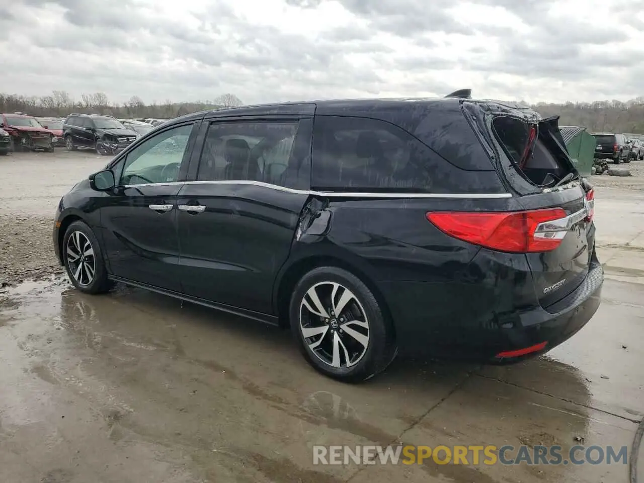 2 Photograph of a damaged car 5FNRL6H94KB108422 HONDA ODYSSEY 2019