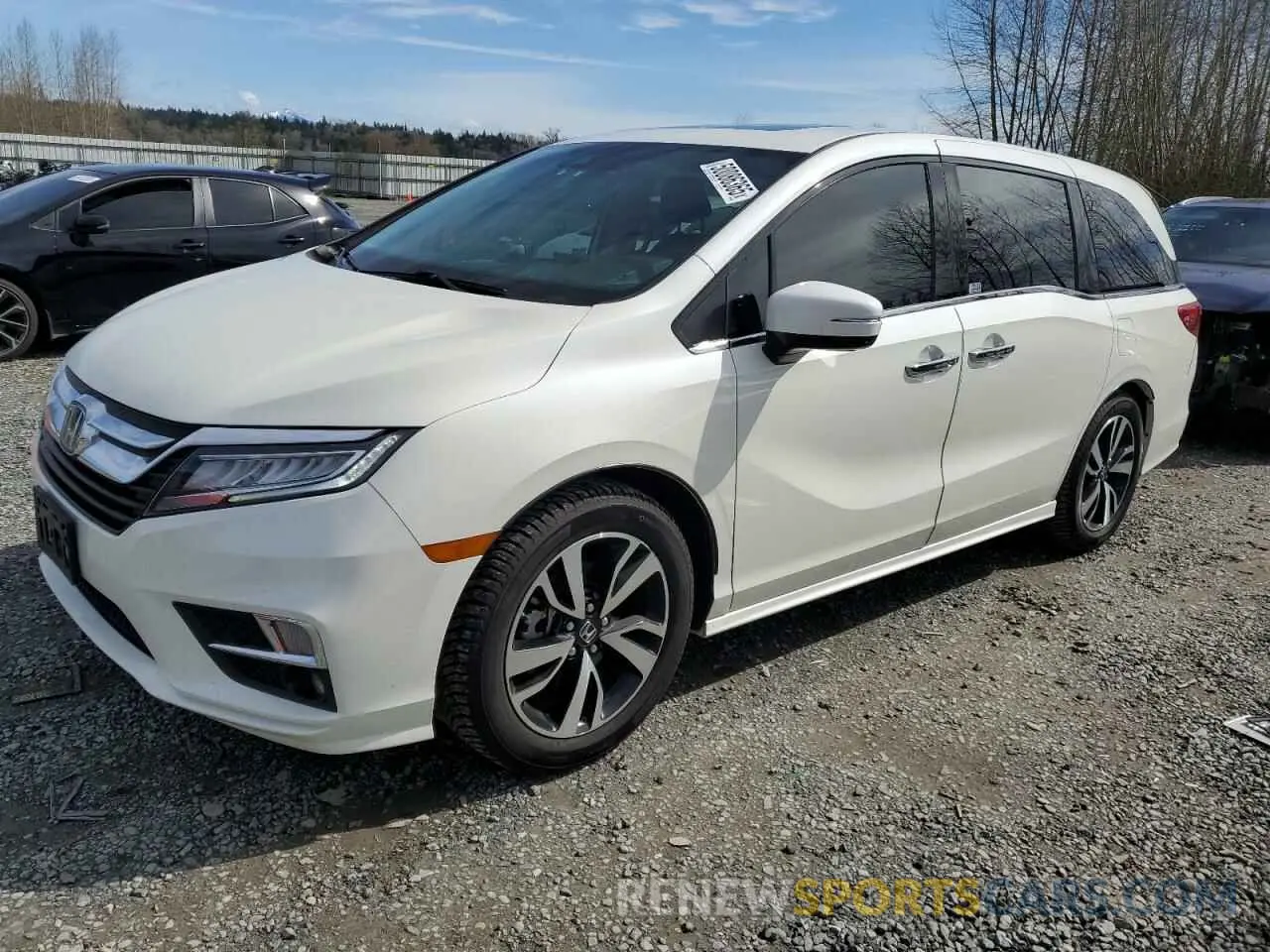 1 Photograph of a damaged car 5FNRL6H95KB022214 HONDA ODYSSEY 2019