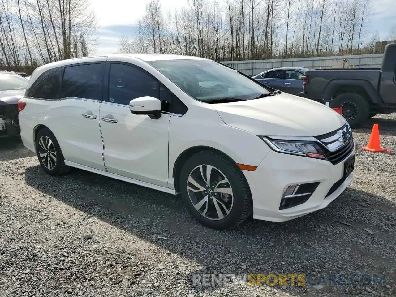 4 Photograph of a damaged car 5FNRL6H95KB022214 HONDA ODYSSEY 2019
