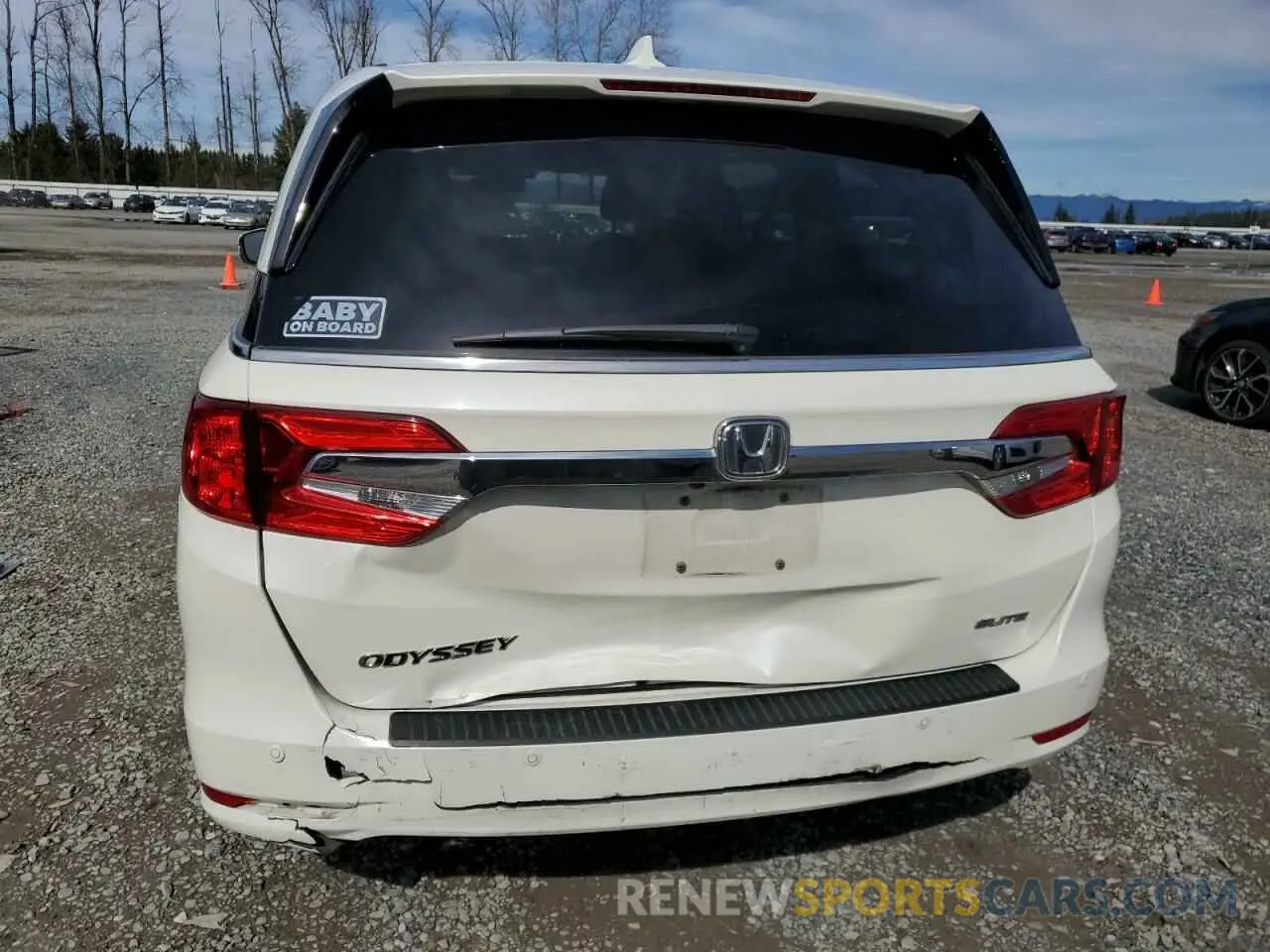 6 Photograph of a damaged car 5FNRL6H95KB022214 HONDA ODYSSEY 2019