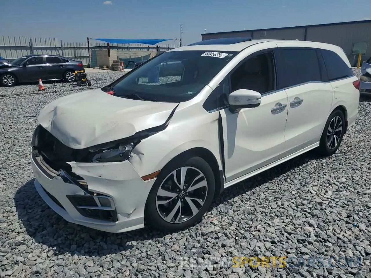 1 Photograph of a damaged car 5FNRL6H96KB018026 HONDA ODYSSEY 2019