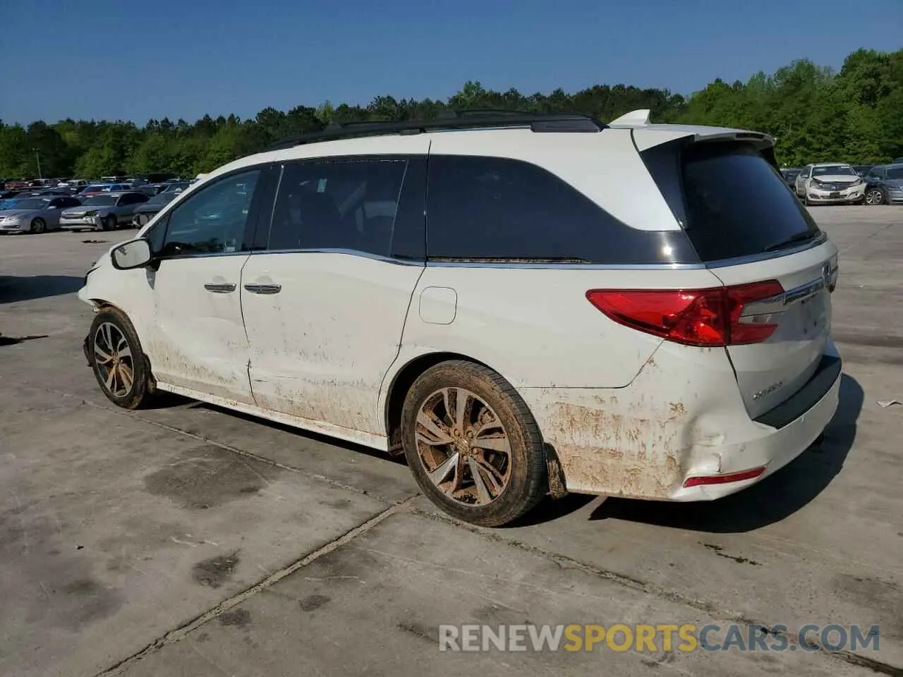 2 Photograph of a damaged car 5FNRL6H96KB049356 HONDA ODYSSEY 2019